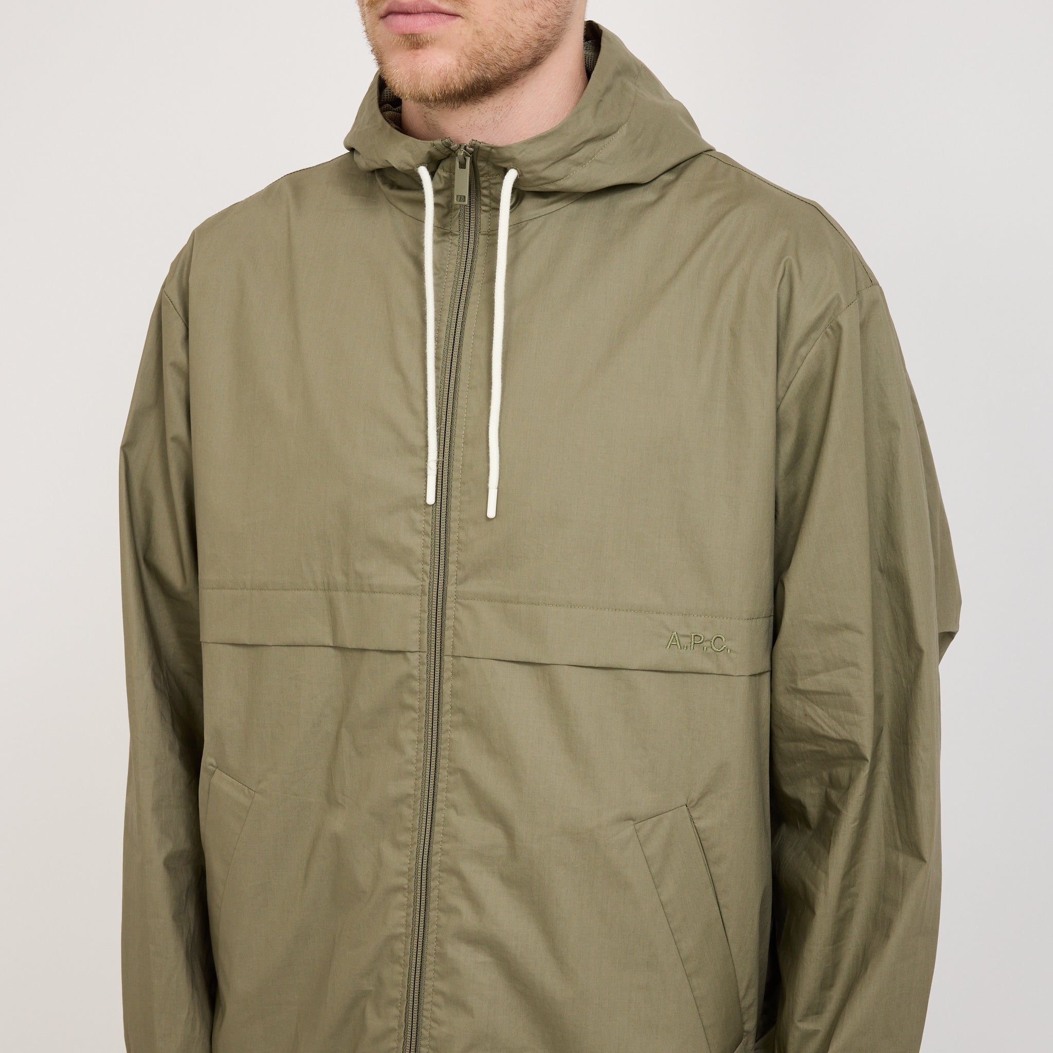A.P.C. | Joe Windbreaker Military Khaki | Maplestore