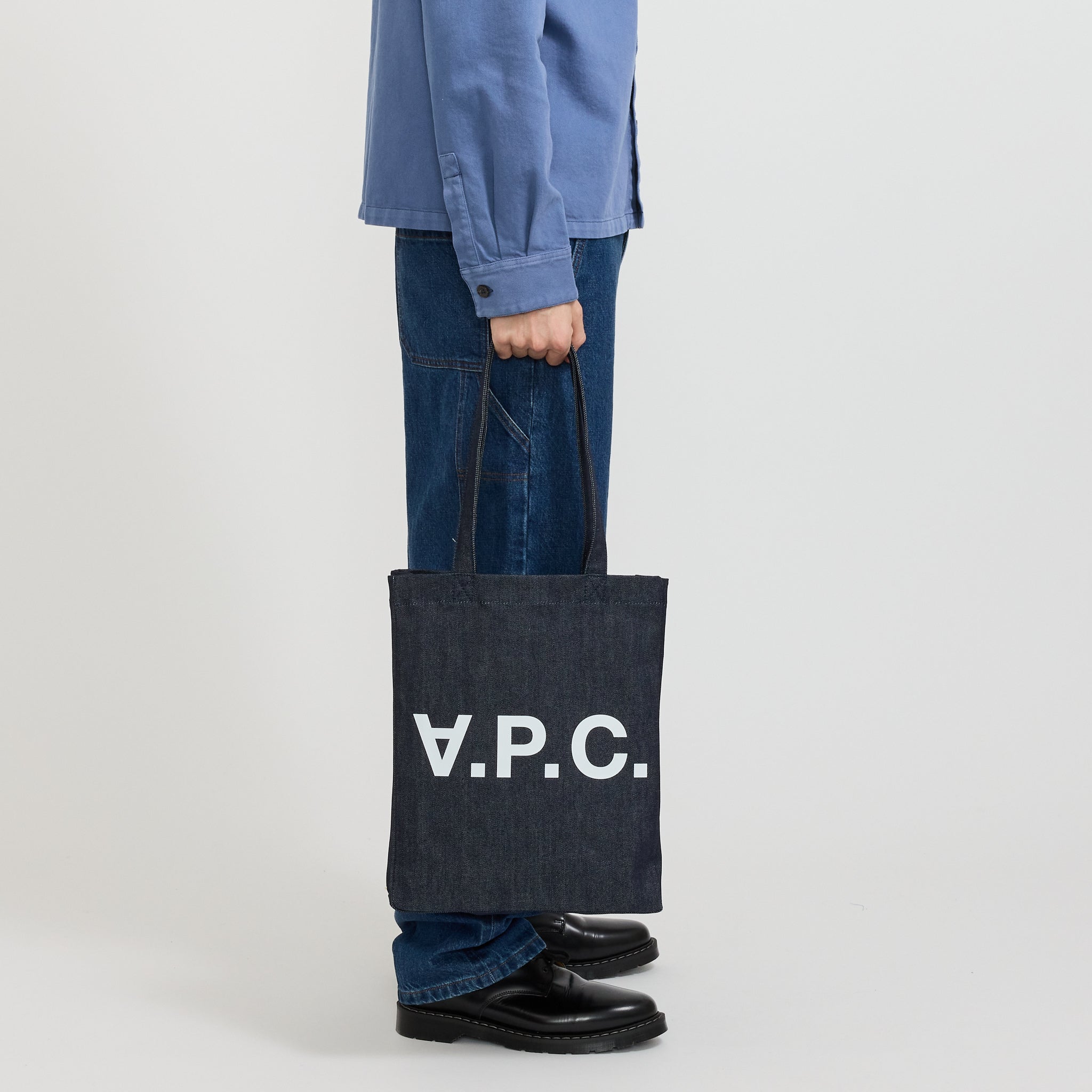 A.P.C. | Laure Tote Indigo | Maplestore