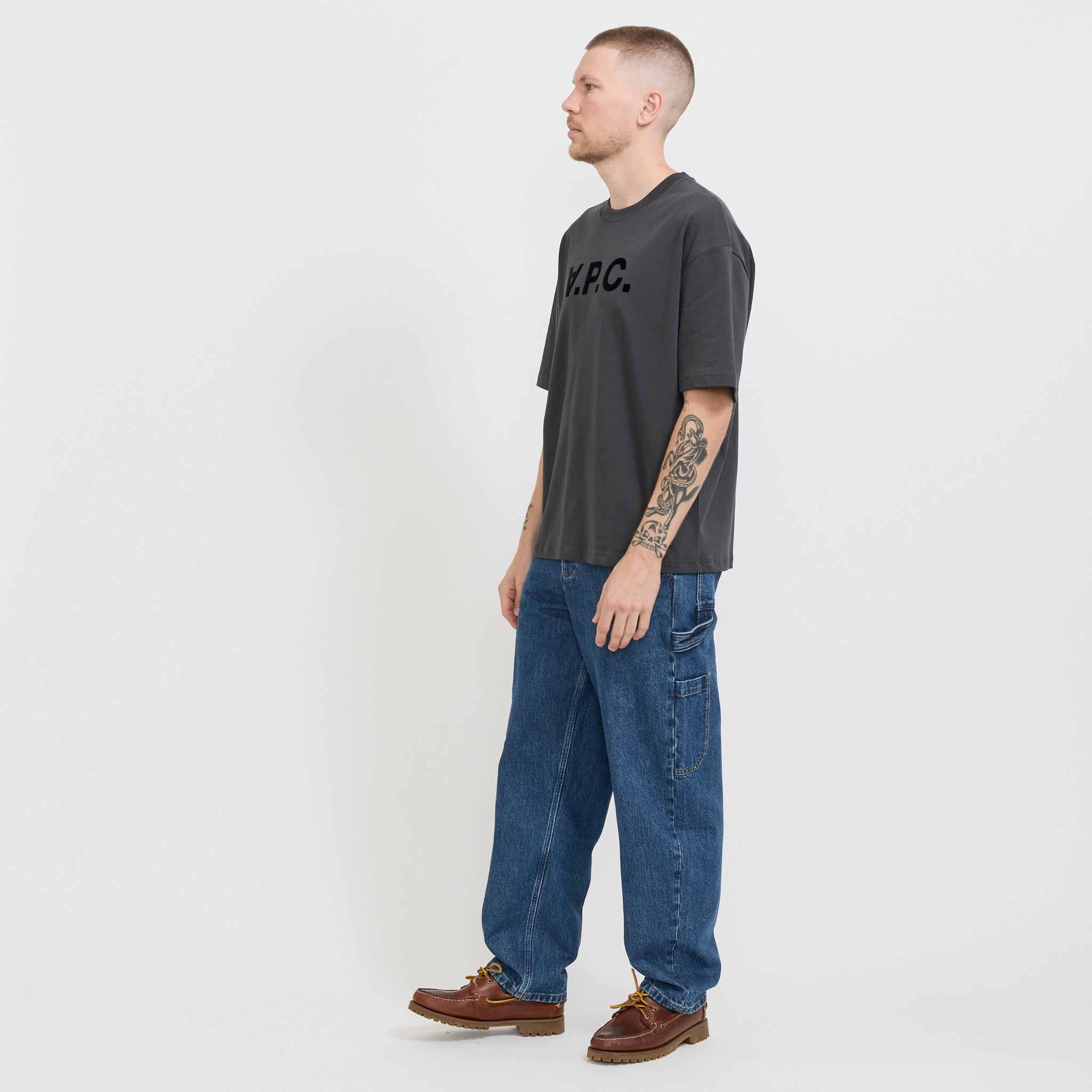 Oversized VPC T-Shirt Faded Black