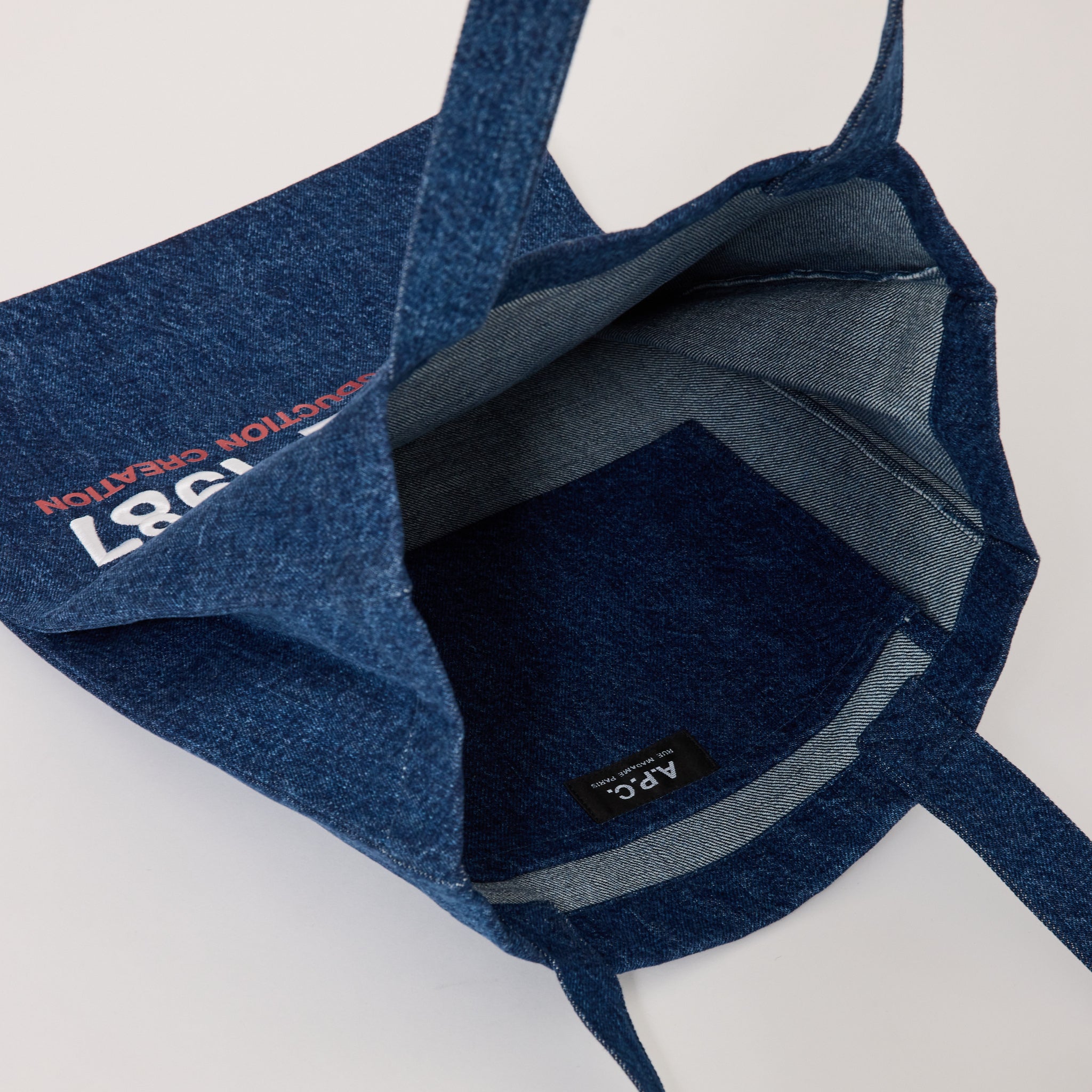Lou Carpenter Tote Washed Indigo