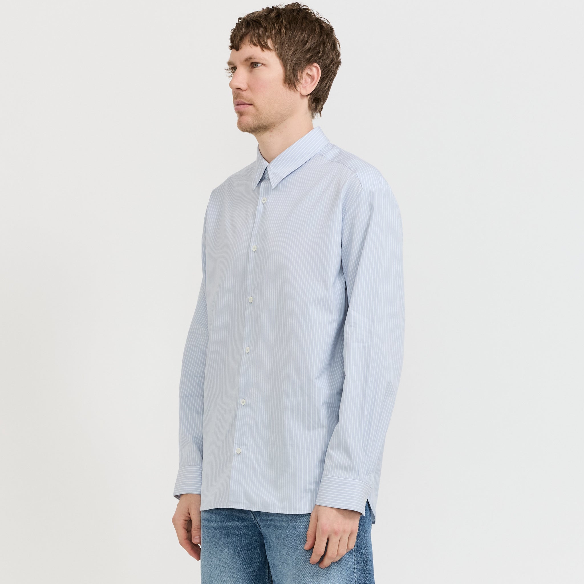Malo Shirt Blue Grey