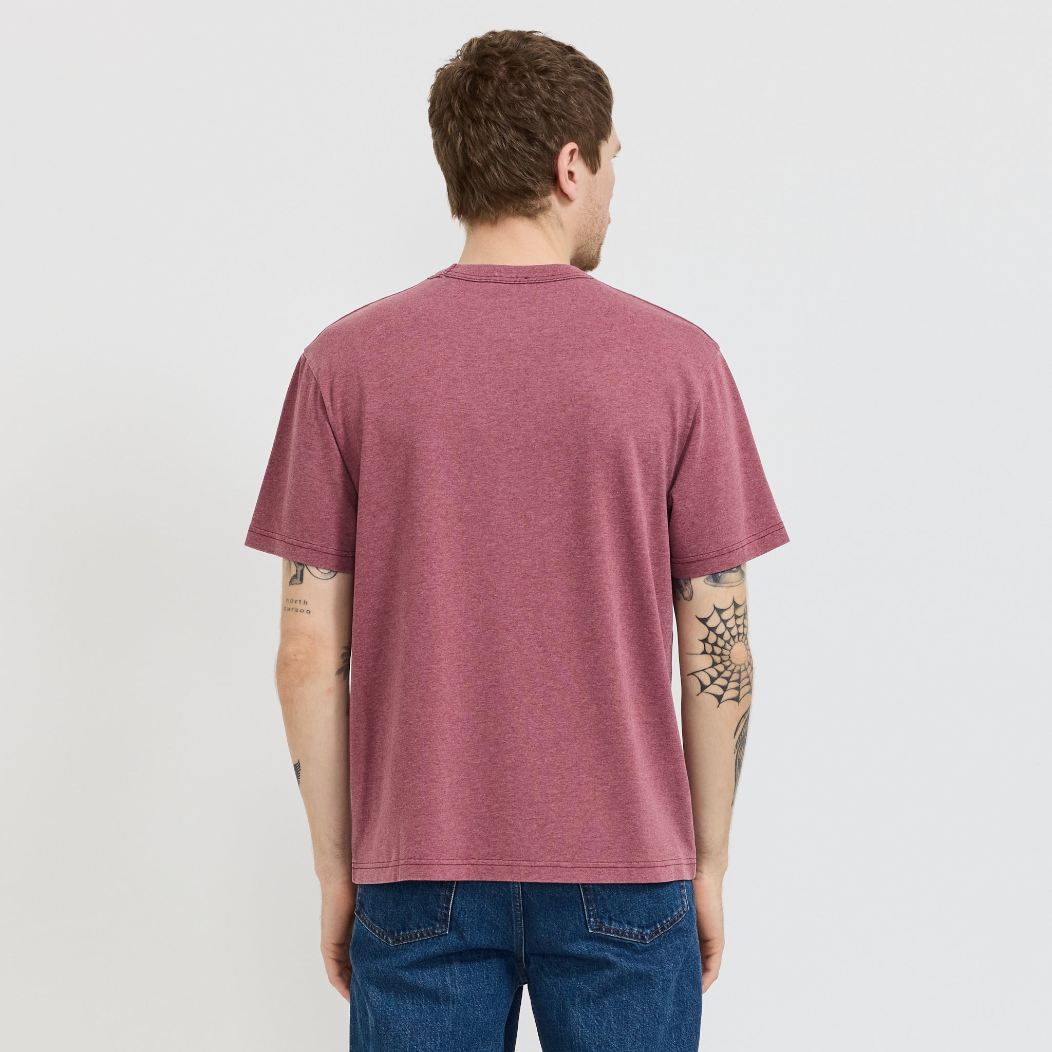 A.P.C. | Marcus T-Shirt Dark Red/White | Maplestore
