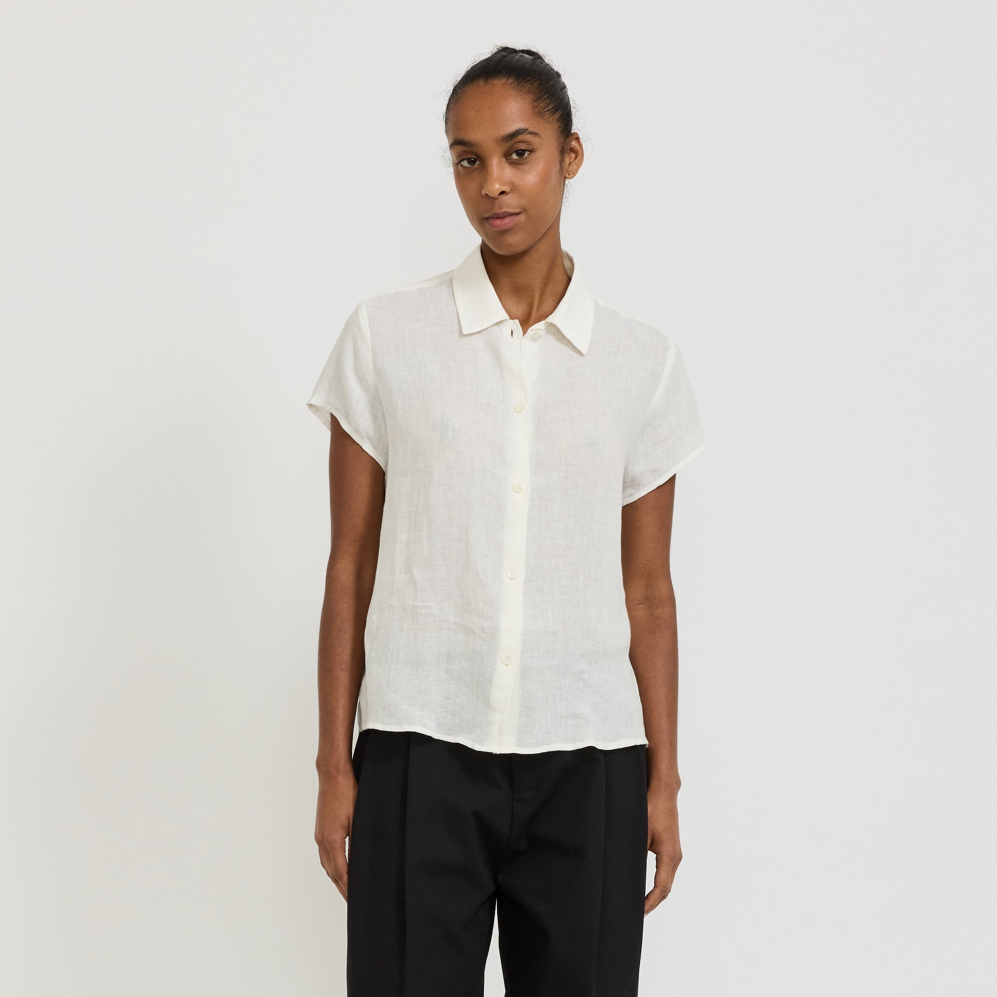 Marina Short Sleeve Shirt Off White