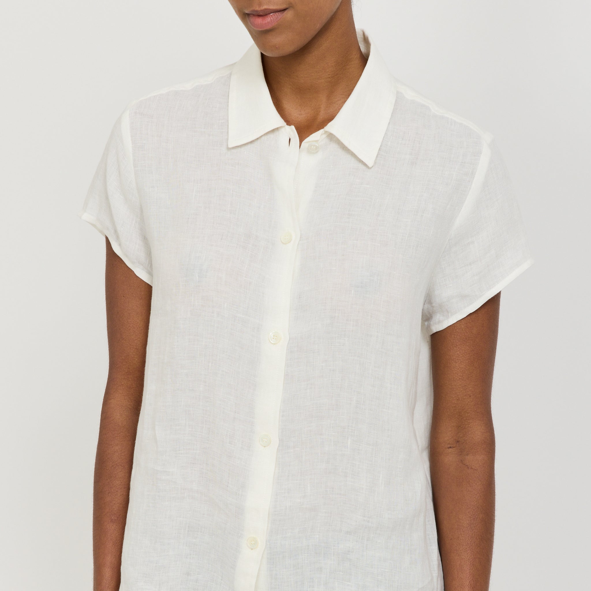 Marina Short Sleeve Shirt Off White