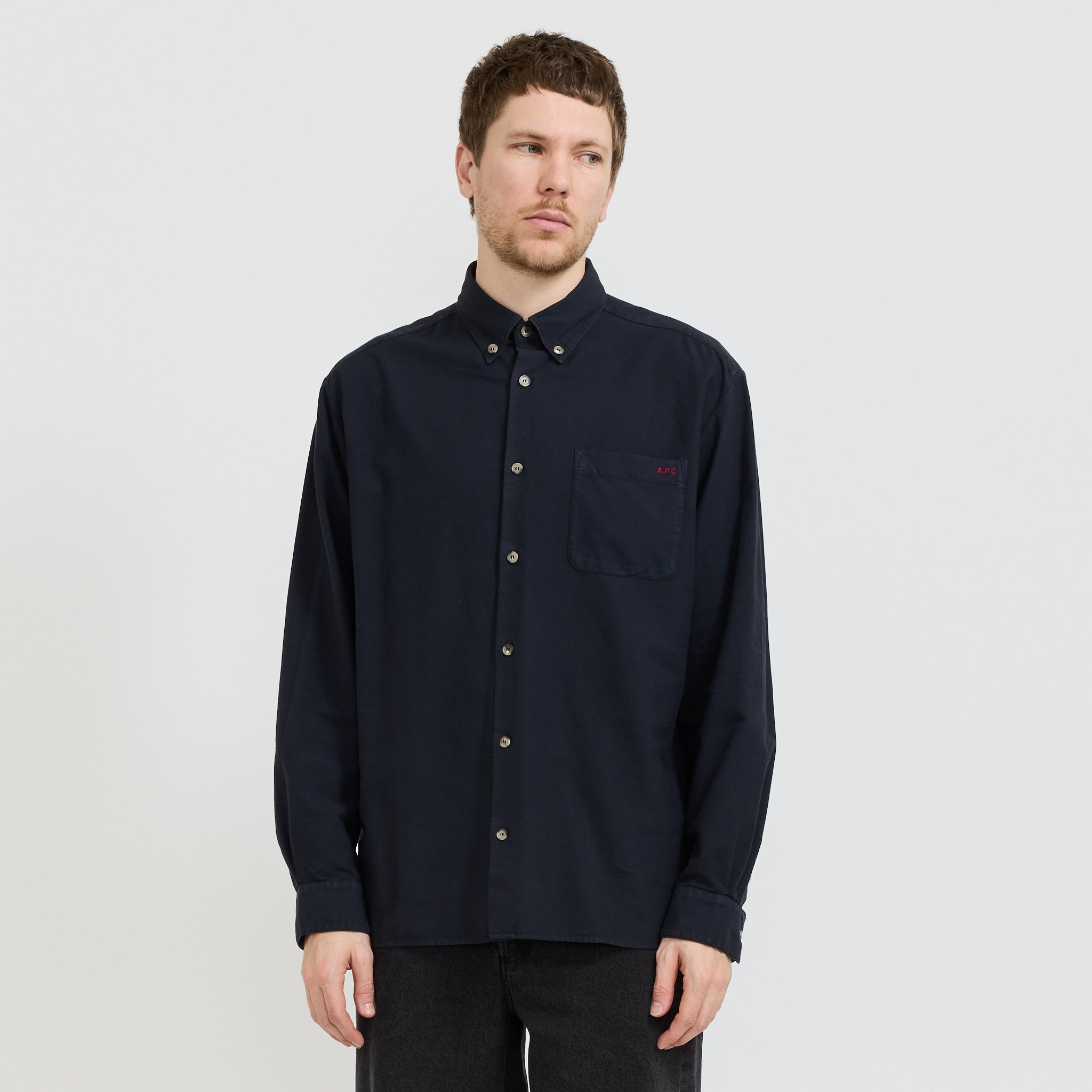 Mateo Logo Shirt Dark Navy
