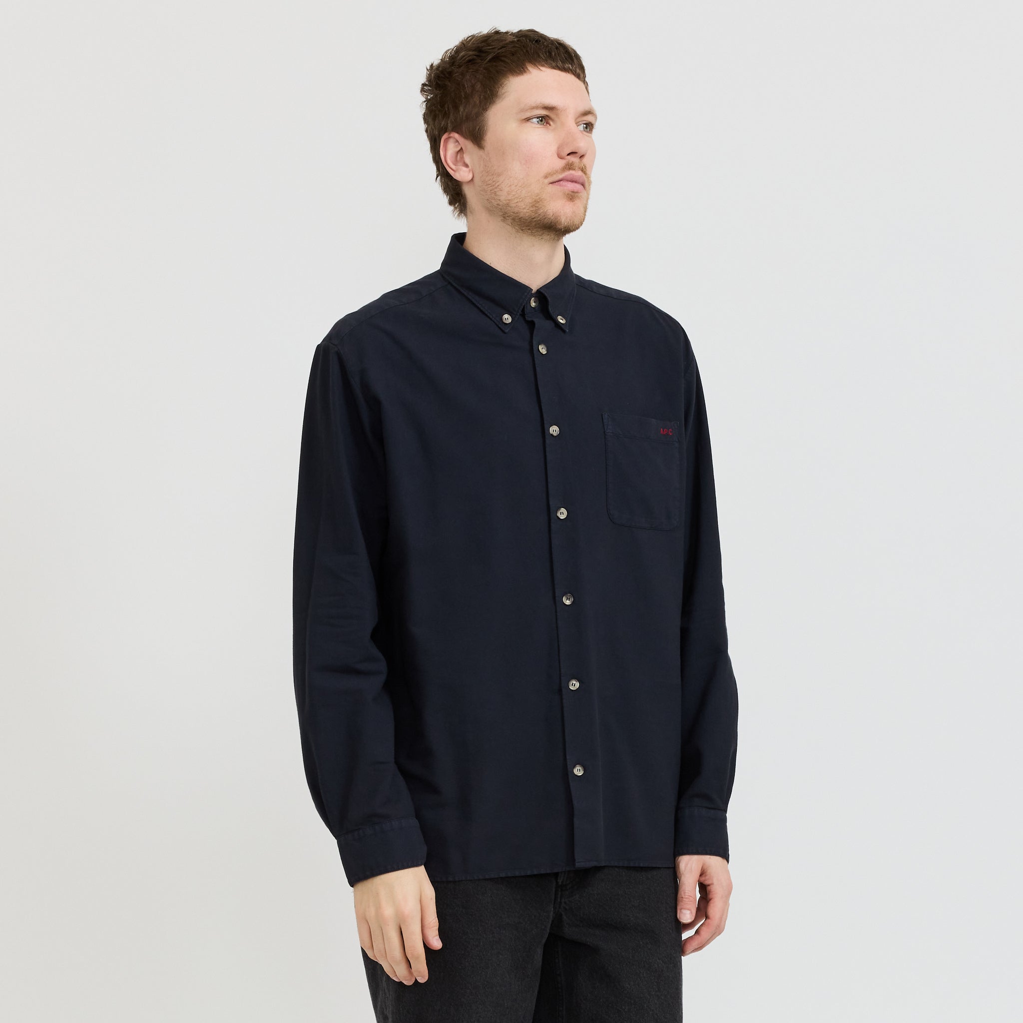 Mateo Logo Shirt Dark Navy