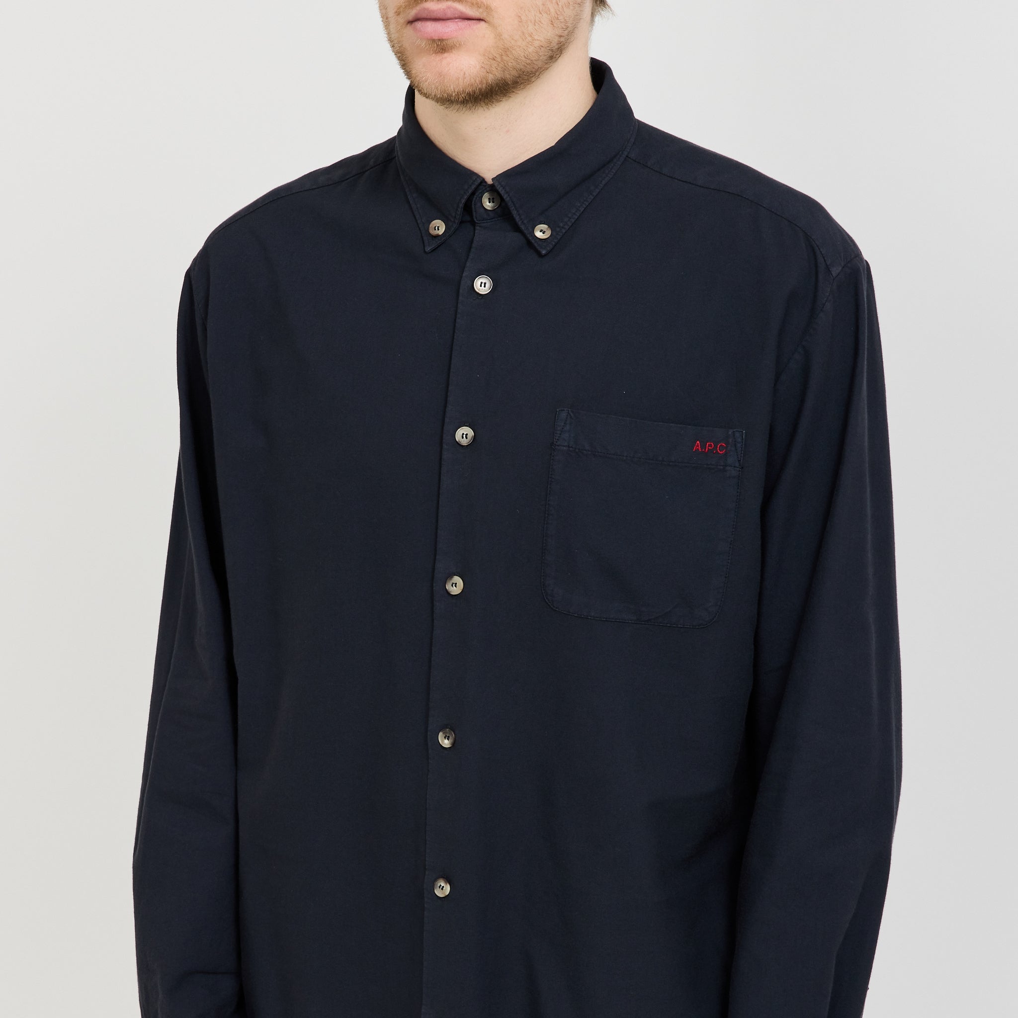 Mateo Logo Shirt Dark Navy