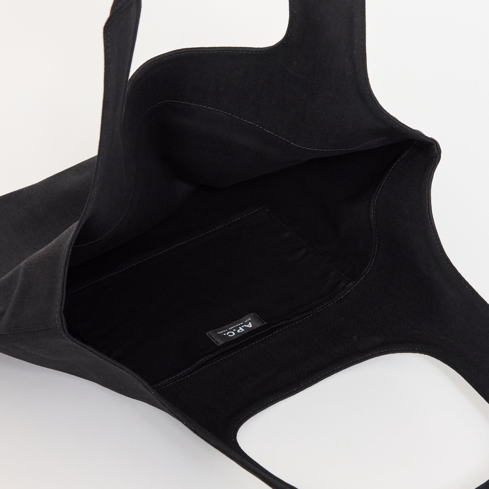A.P.C. | Ninon Tote Black Cotton | Maplestore