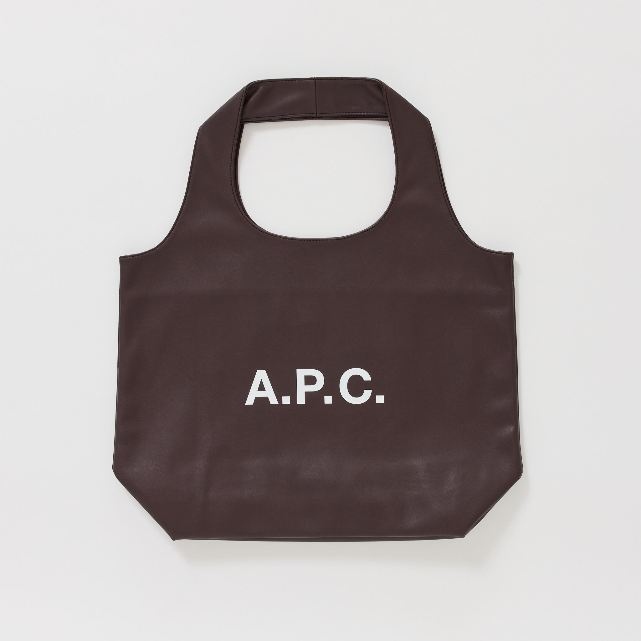 A.P.C. | Ninon Tote Dark Brown | Maplestore