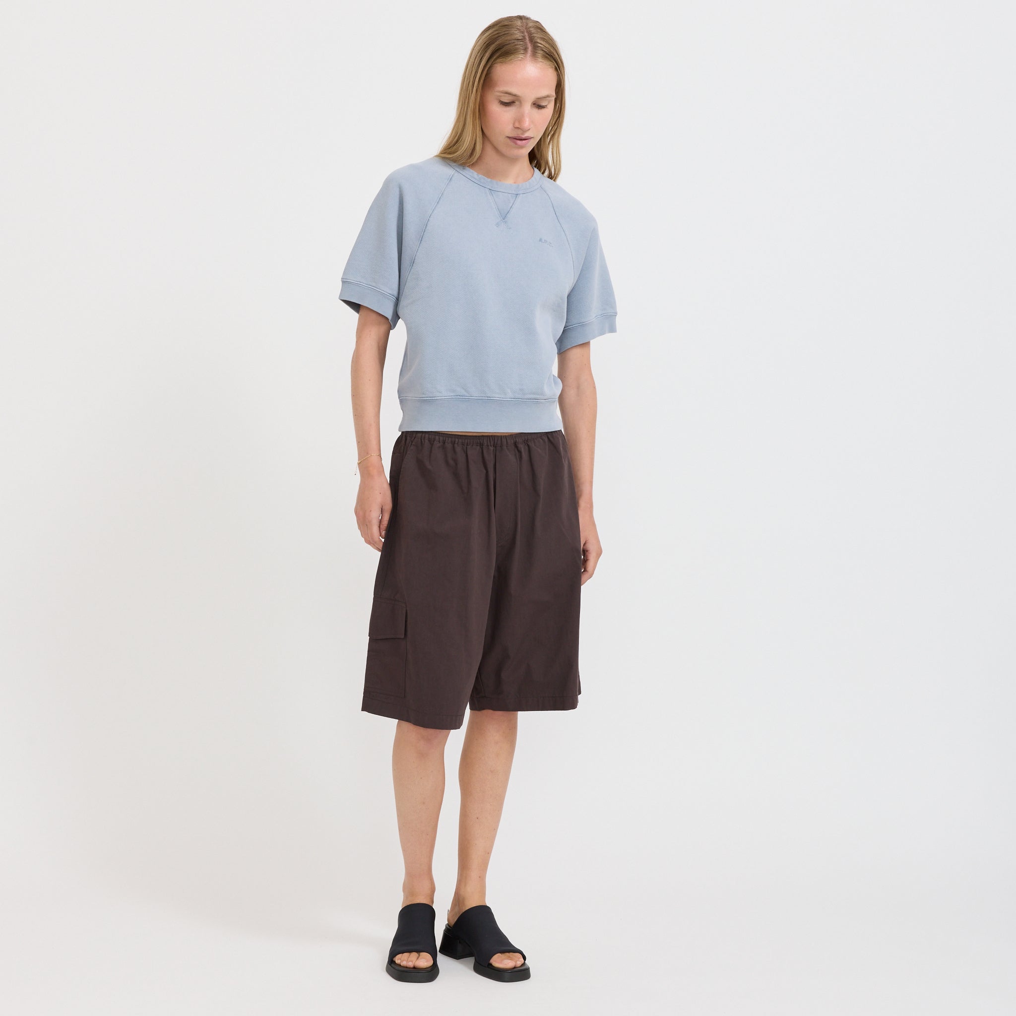 A.P.C. | Patti Sweatshirt Light Blue | Maplestore