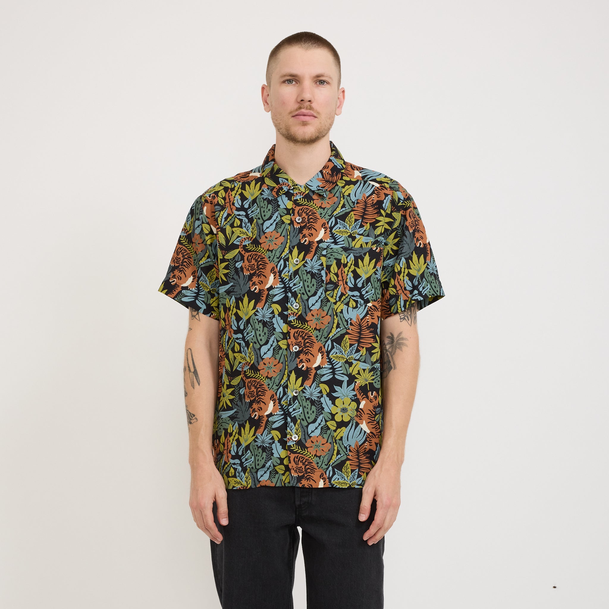 A.P.C. | Roy Short Sleeve Shirt Multicolour | Maplestore