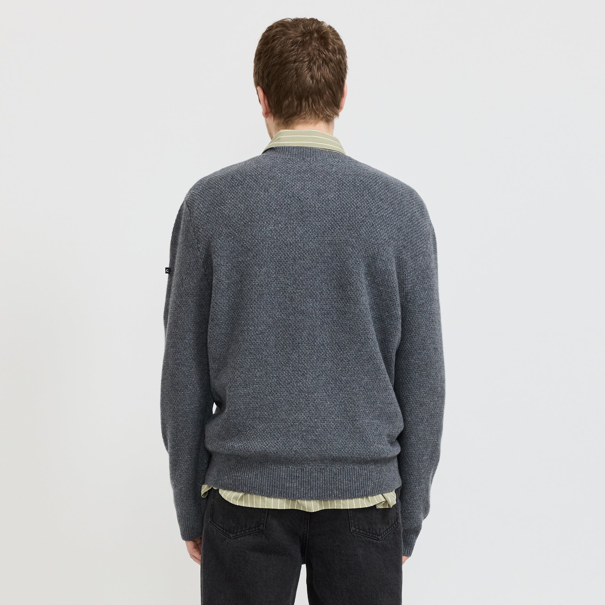 A.P.C. | Thomas Jumper Heathered Anthracite | Maplestore