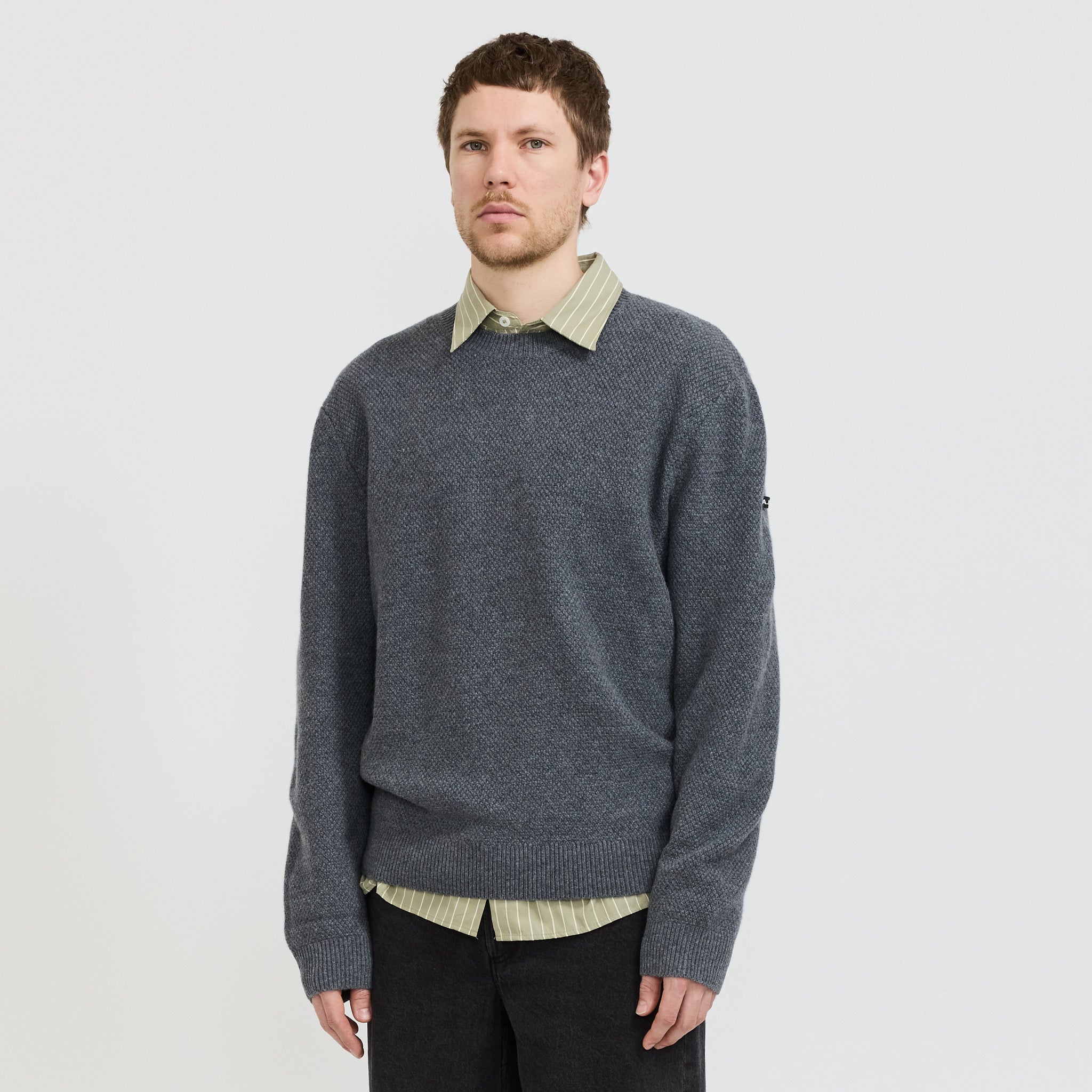 A.P.C. | Thomas Jumper Heathered Anthracite | Maplestore