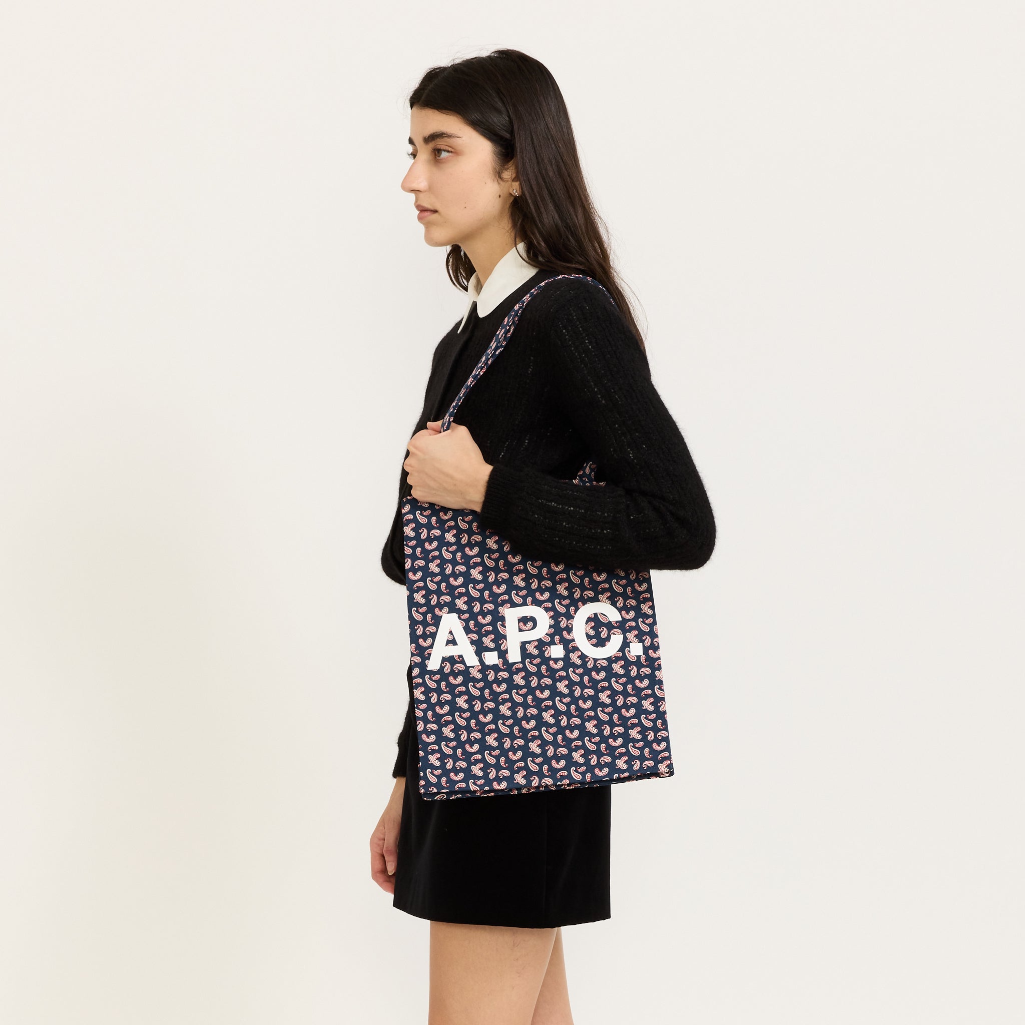 A.P.C. | Lou Tote Blue | Maplestore