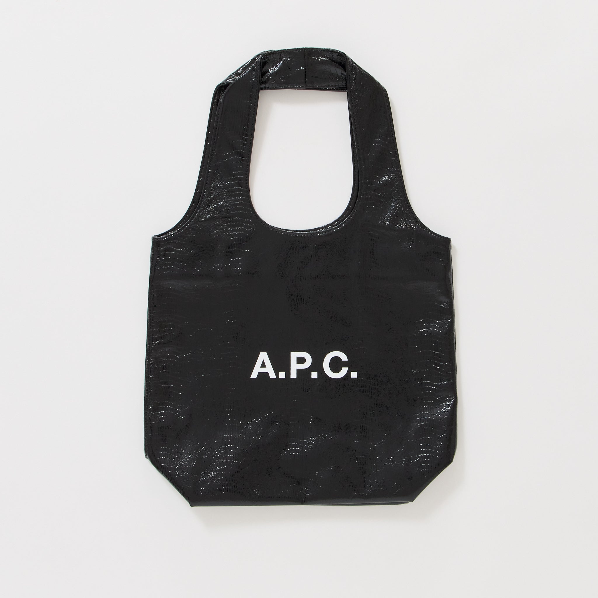 A.P.C. | Ninon Tote Small Black Metallic | Maplestore