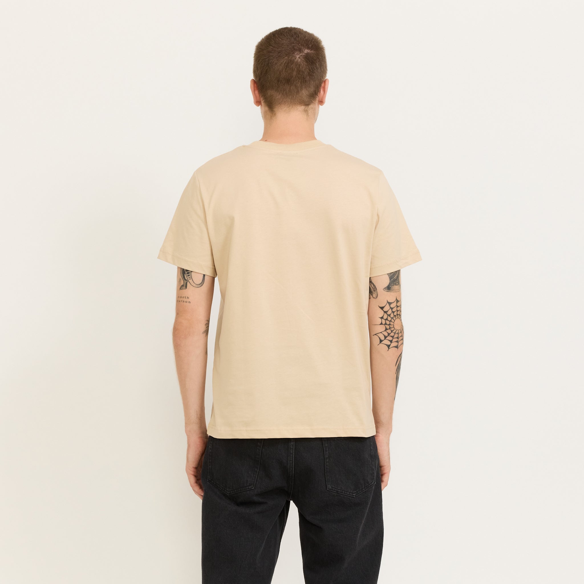 A.P.C. | Standard Grand VPC T-Shirt Beige/Dark Navy | Maplestore