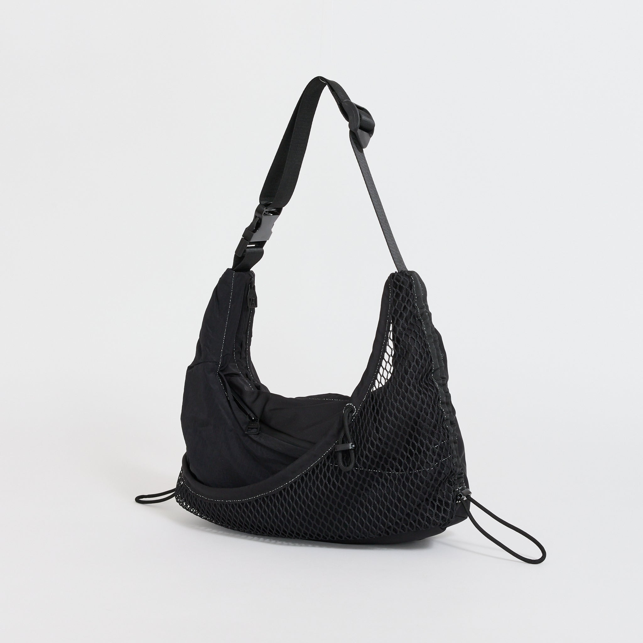 Little Hey Sling Bag Black Criss-Cross