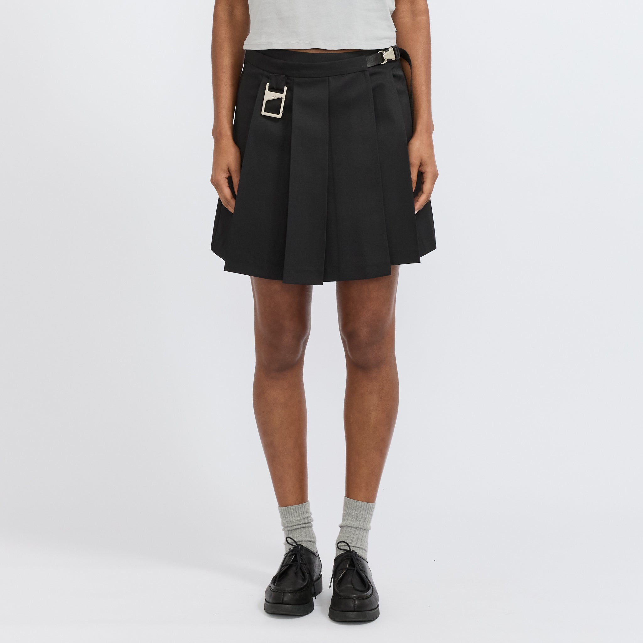 Mini Piece Skirt Black
