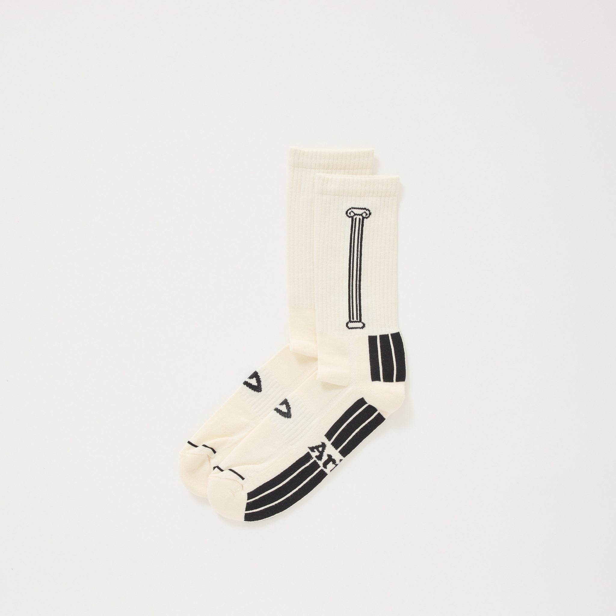 Column Sock Ecru