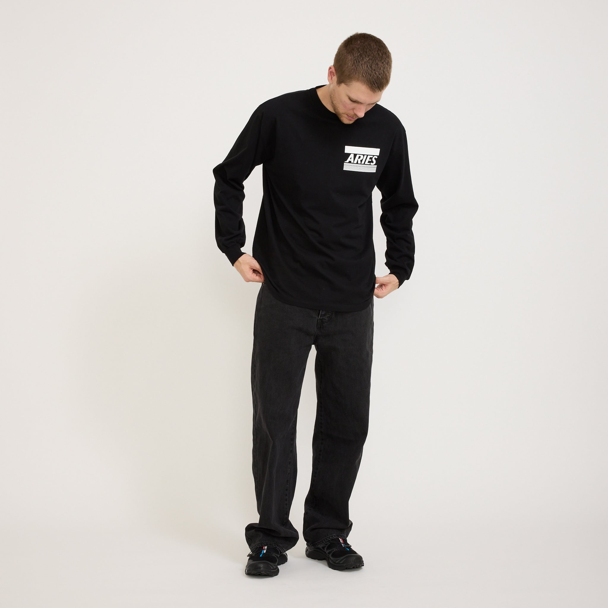 Aries | Credit Card LS Tee Black | Maplestore