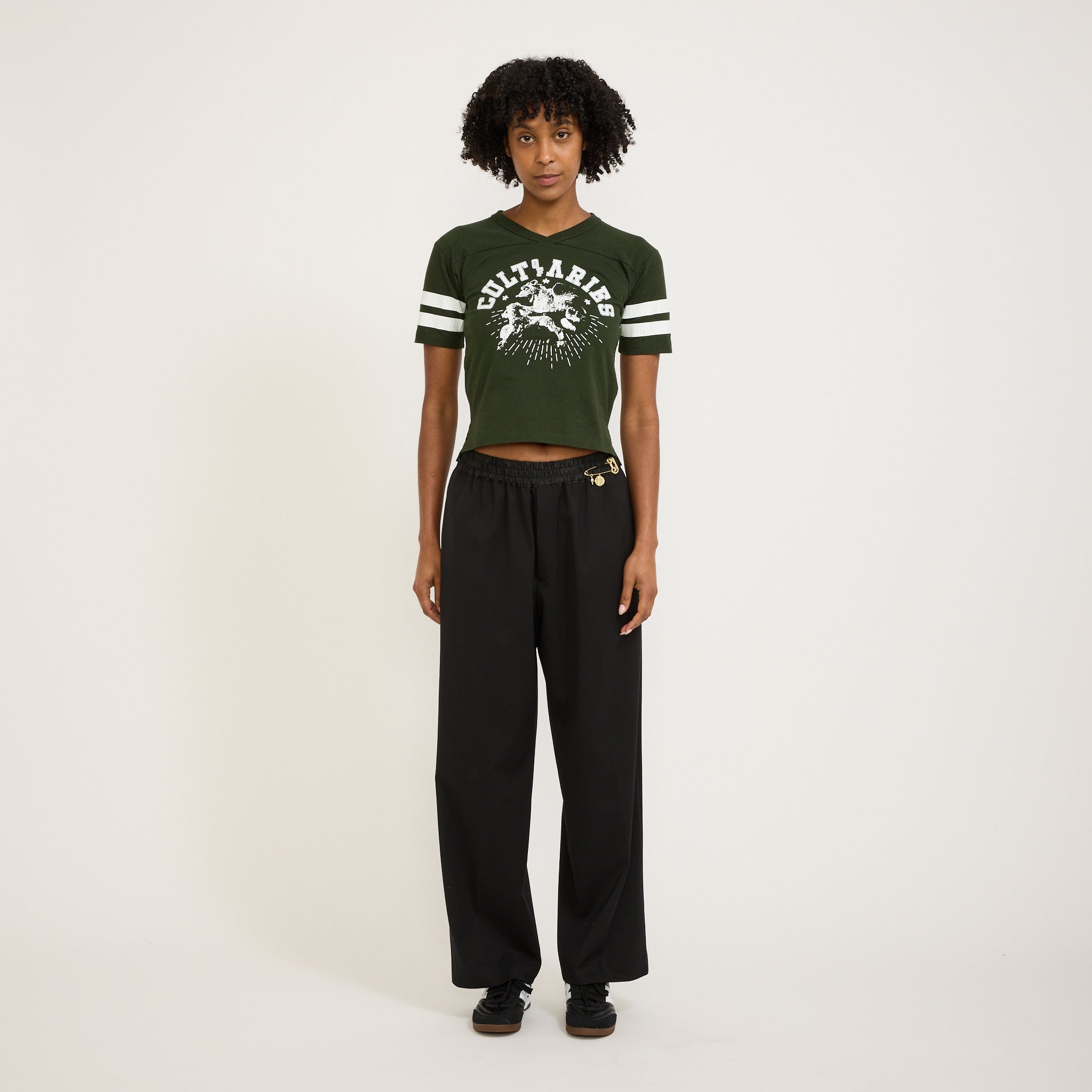 Aries | Cult Of Varsity SS Tee Baby Forest Green | Maplestore