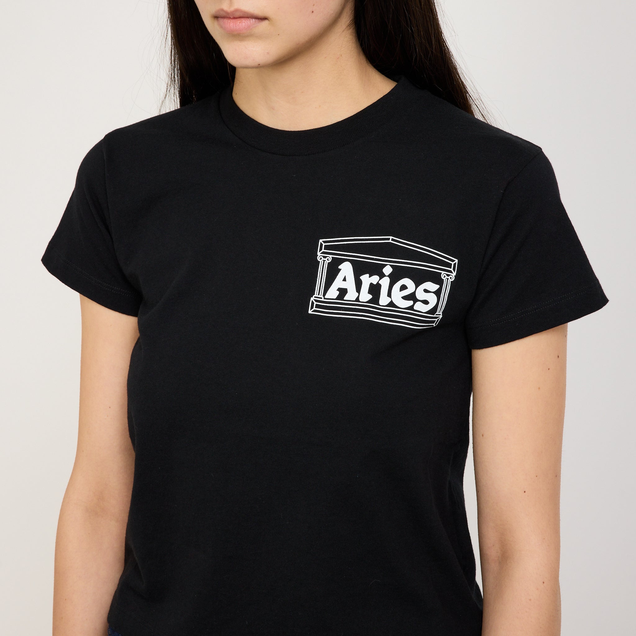 Aries | Temple SS Tee Baby Black | Maplestore