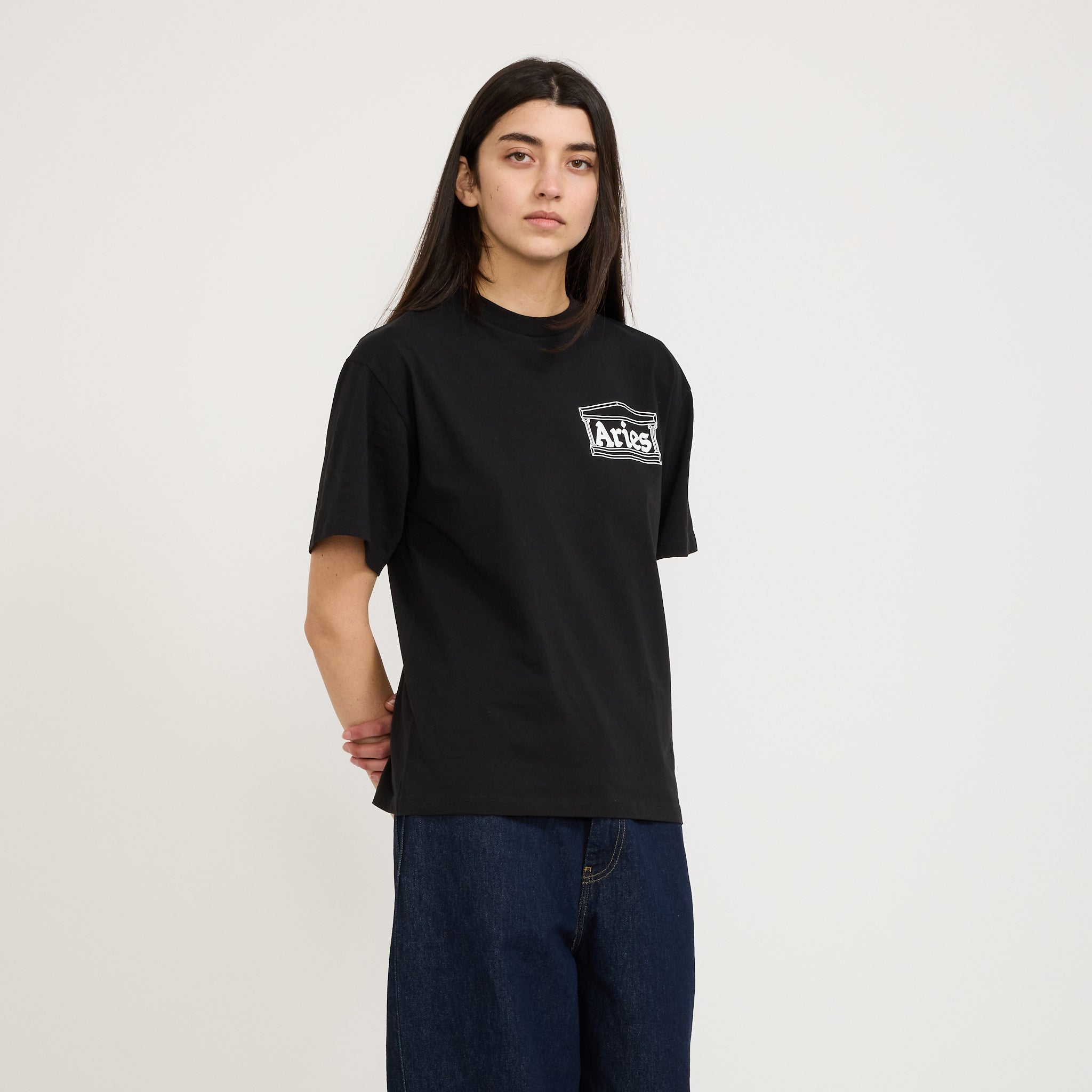 Aries | Temple SS Tee Black | Maplestore