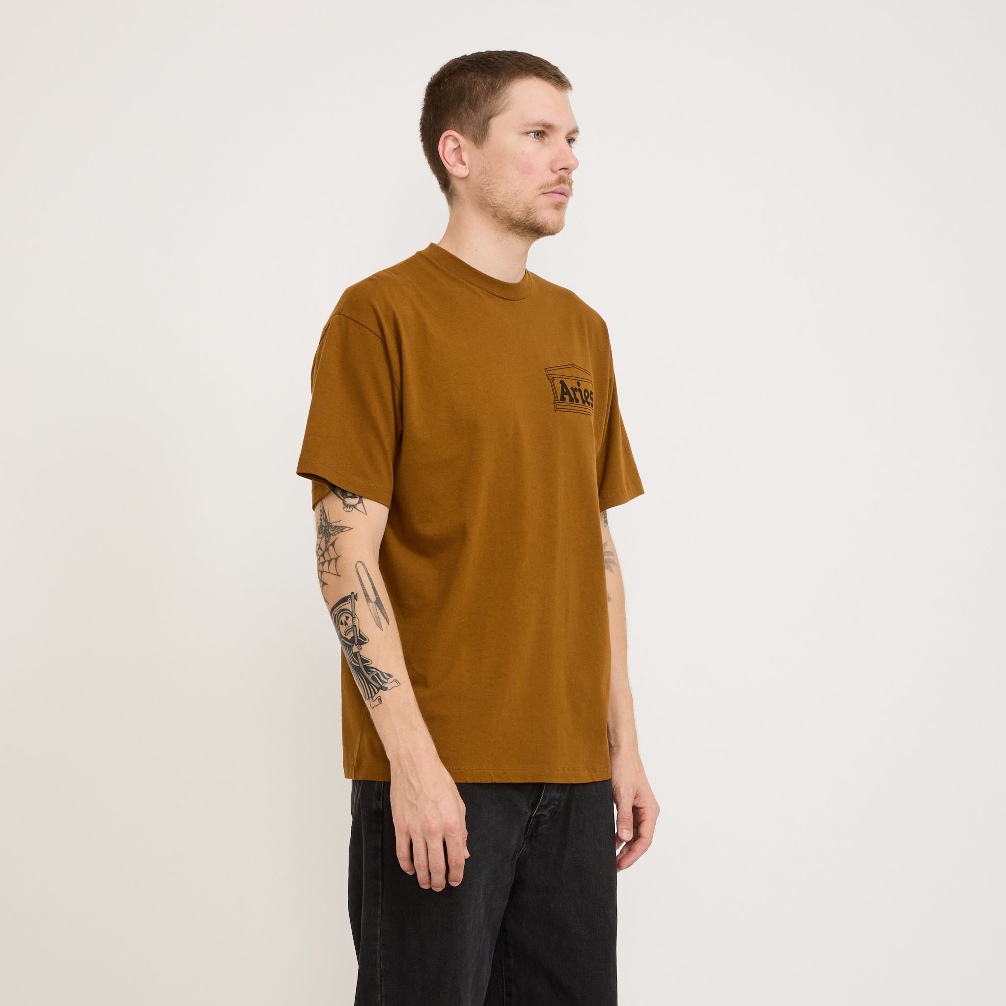 Temple SS Tee Brown