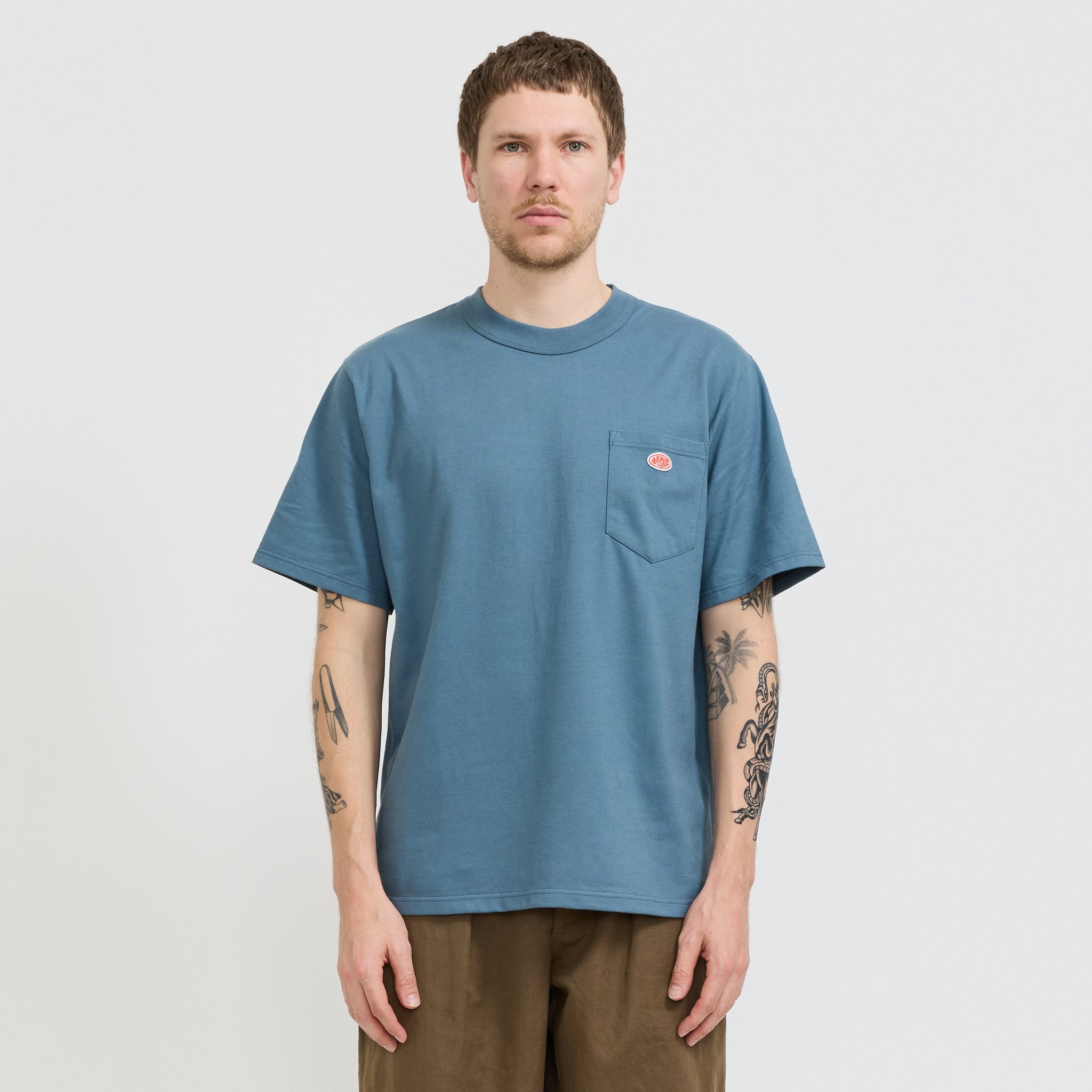 Armor Lux | Heritage Pocket T-Shirt Bluefin | Maplestore