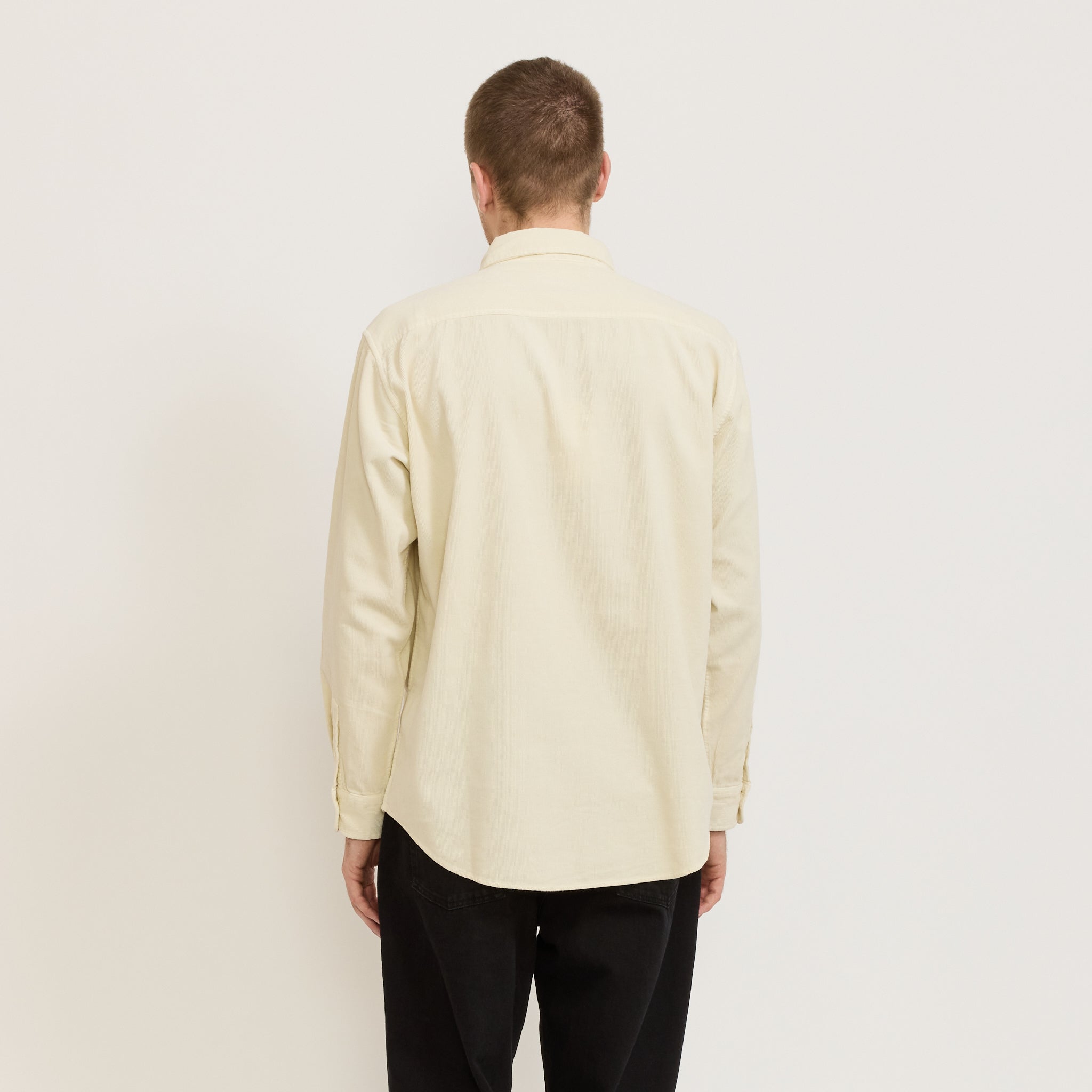 Assembly Label | Cord Long Sleeve Shirt Chalk | Maplestore