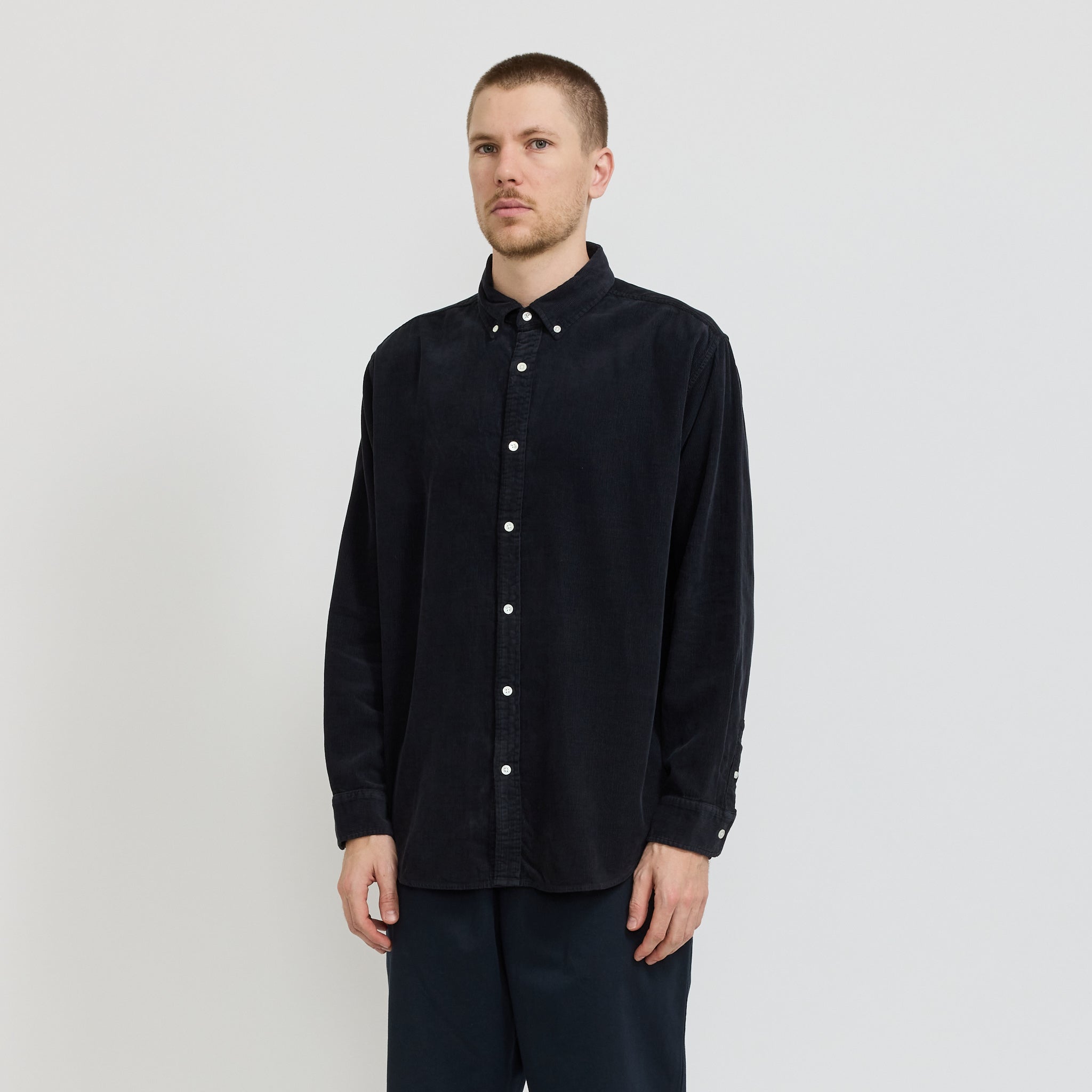 Cord Long Sleeve Shirt True Navy