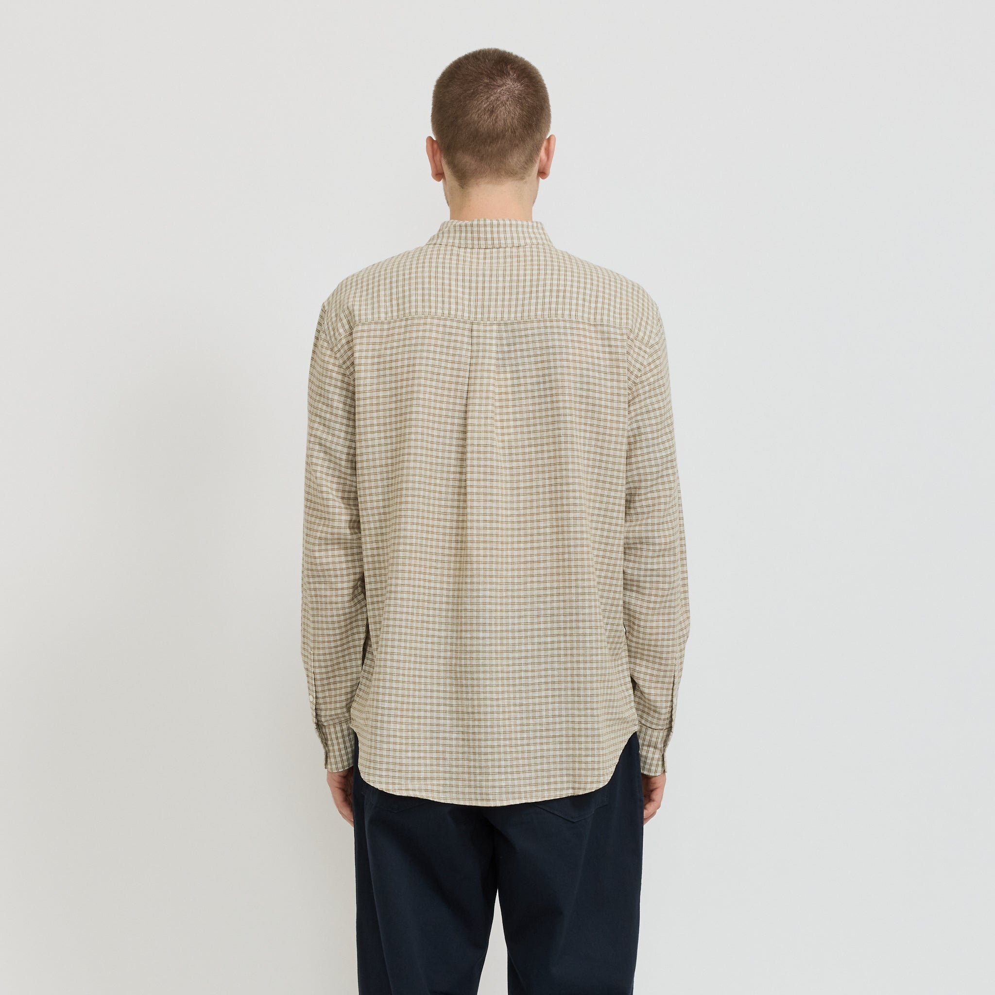 Liam Check Long Sleeve Shirt Sorrel Check