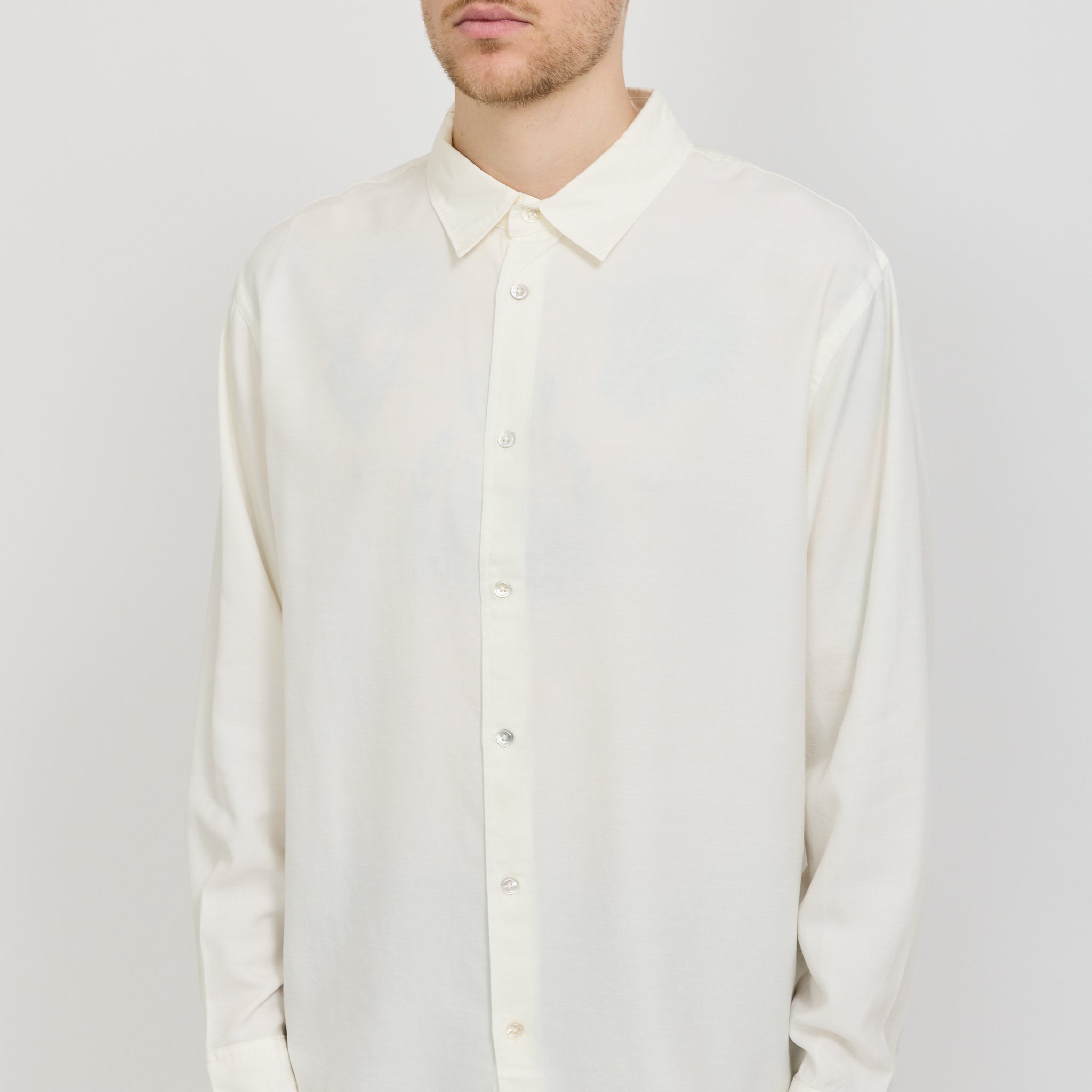 Miller Long Sleeve Shirt Cream