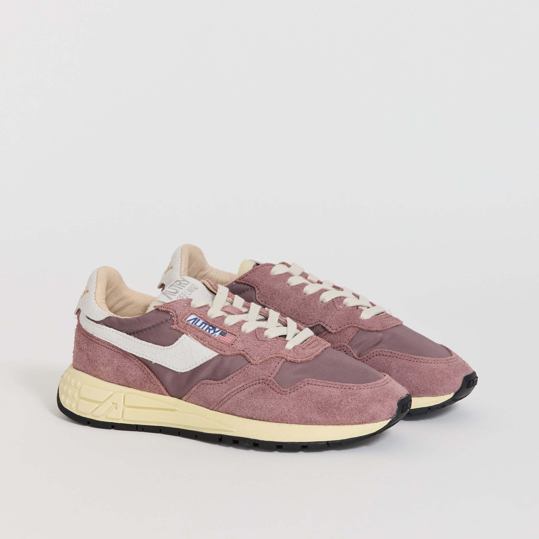 Reelwind Low Crack White/Taupe Rose