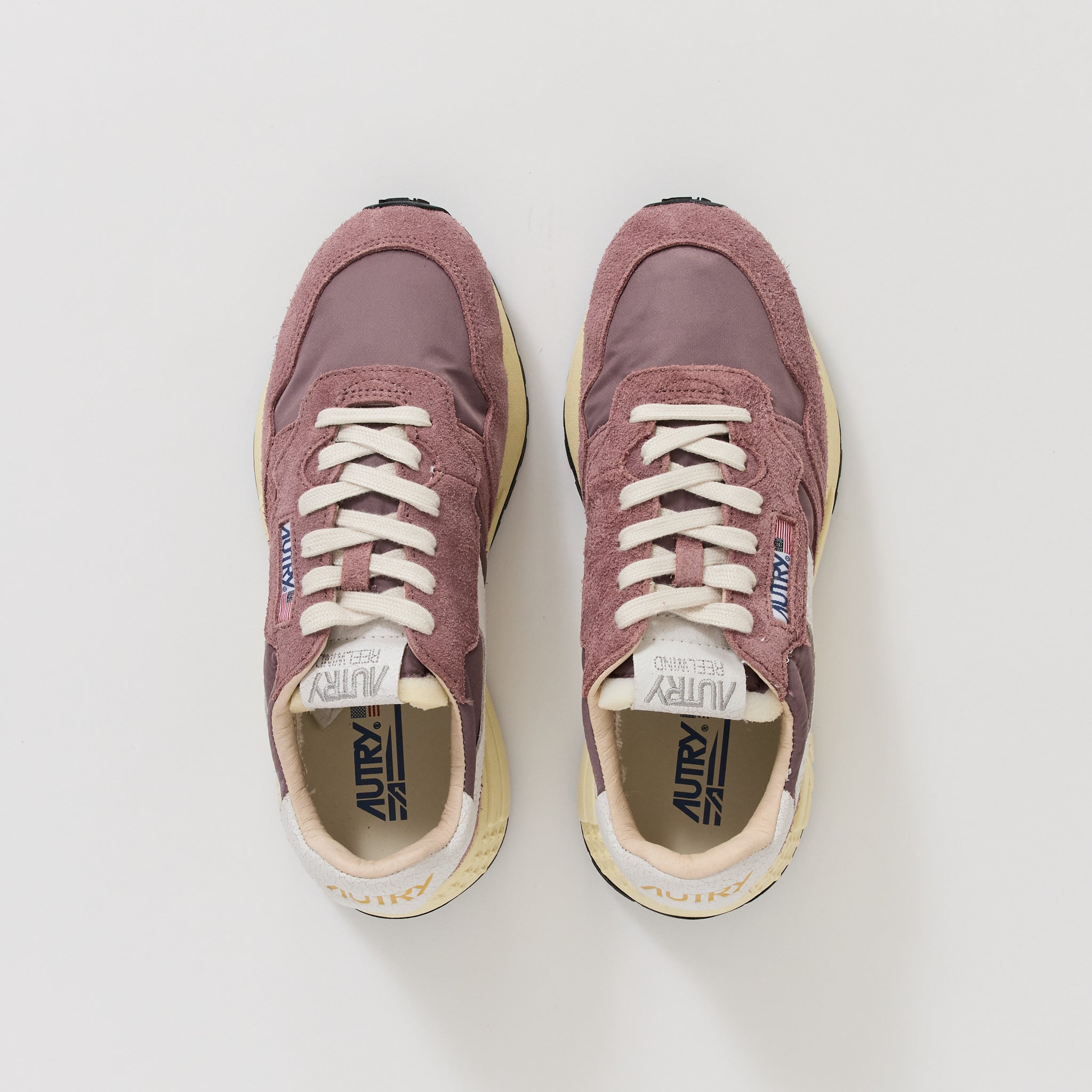 Reelwind Low Crack White/Taupe Rose