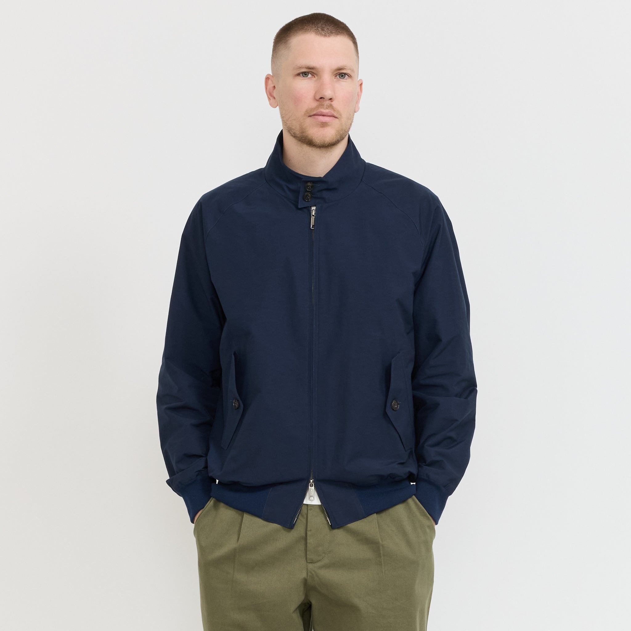 Baracuta G9 Harrington Jacket Navy | Maplestore