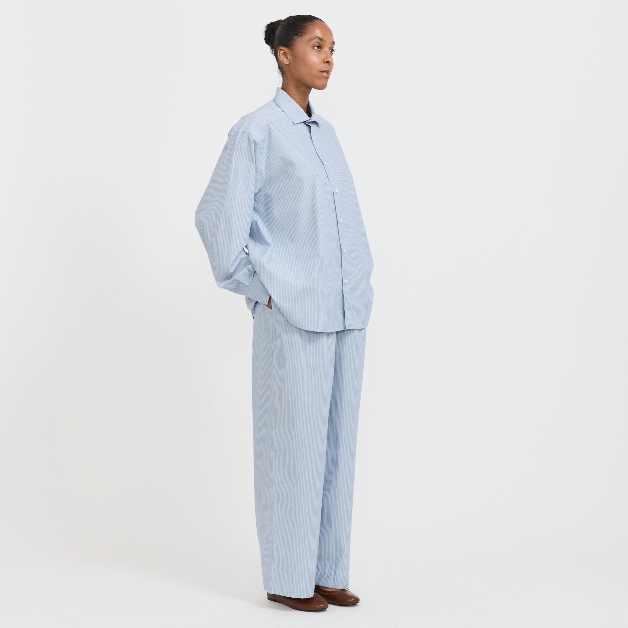 Claude Shirt Blue Stripe