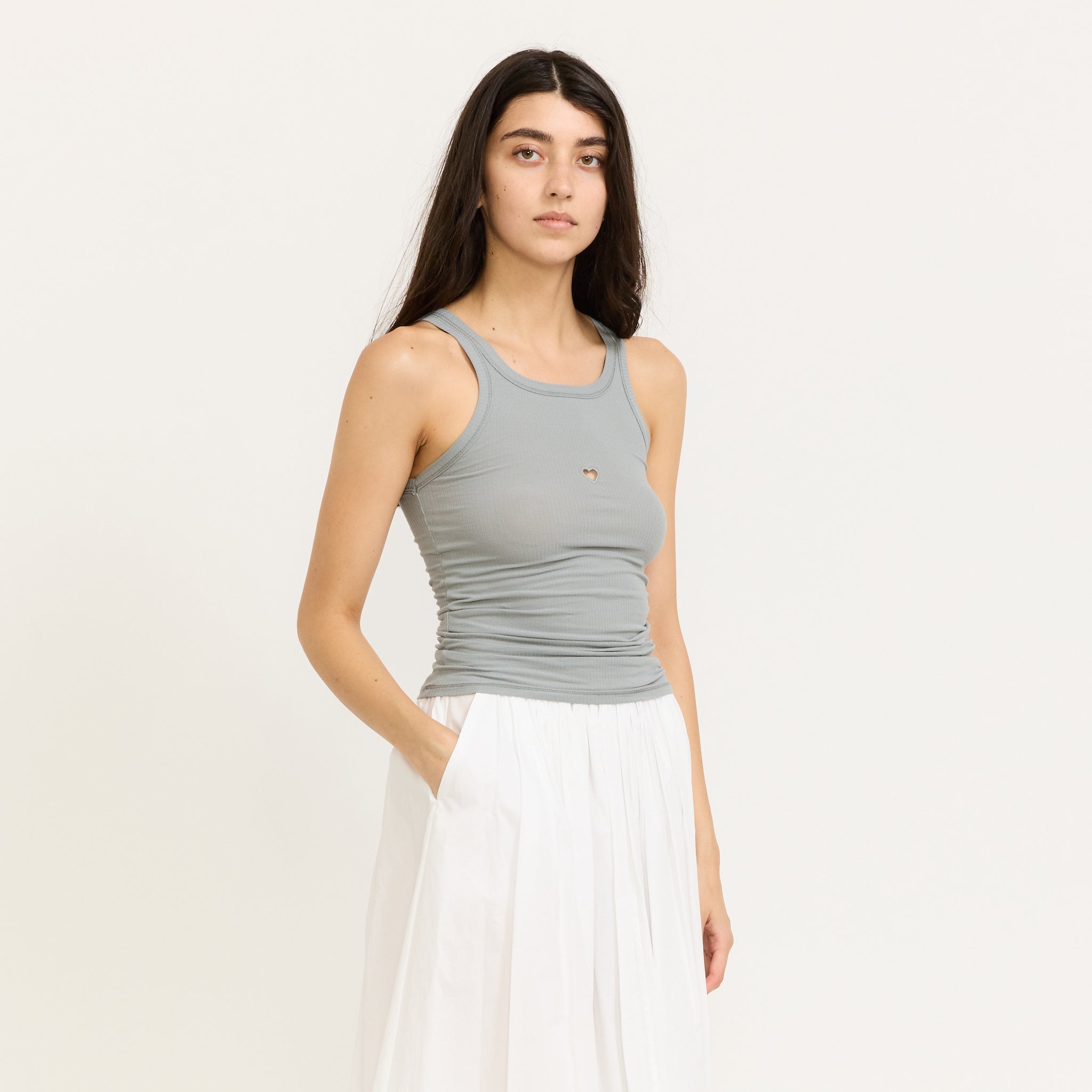 Baserange | Heart Tank Bow Blue | Maplestore