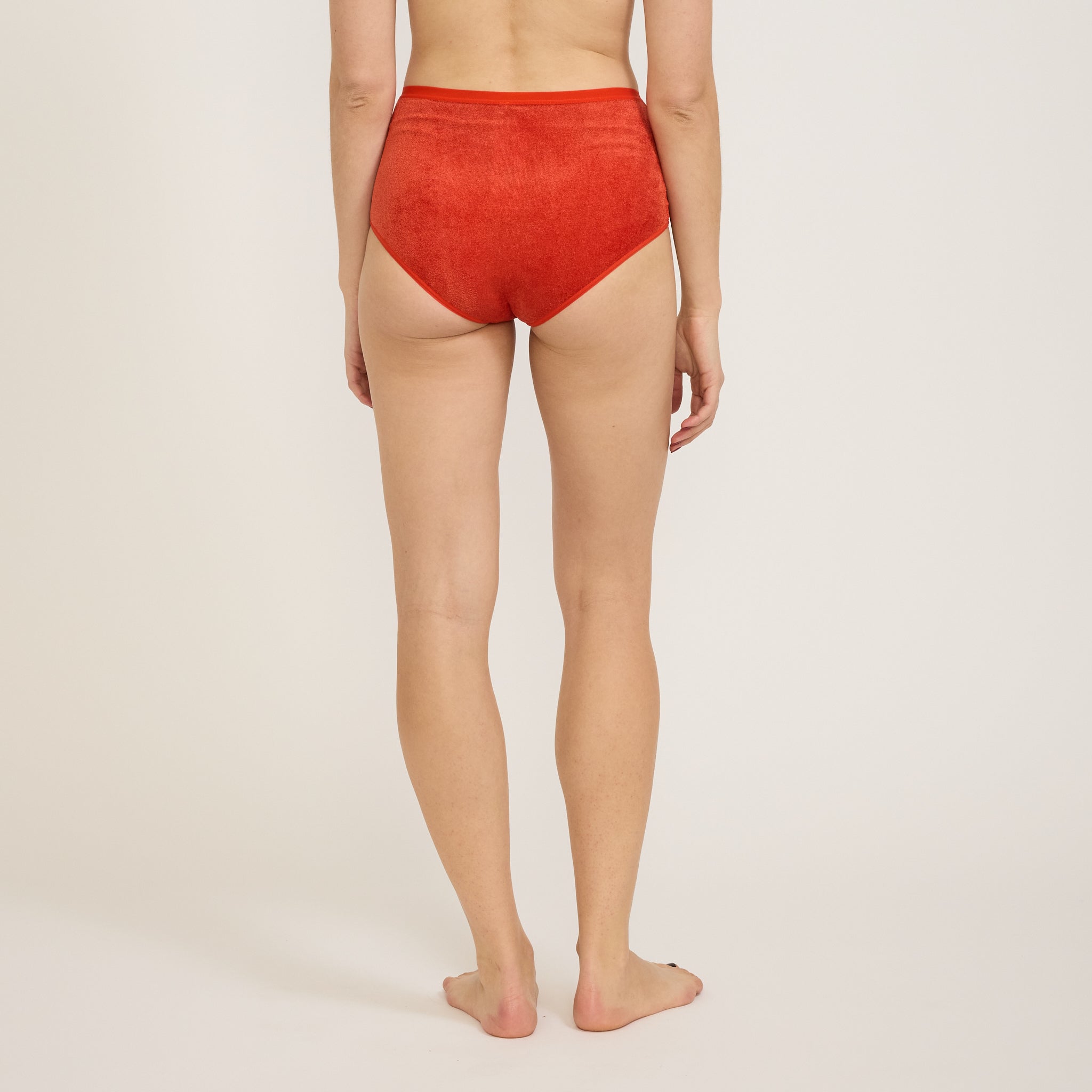 Baserange | High Waist Bell Pants Mino Red | Maplestore