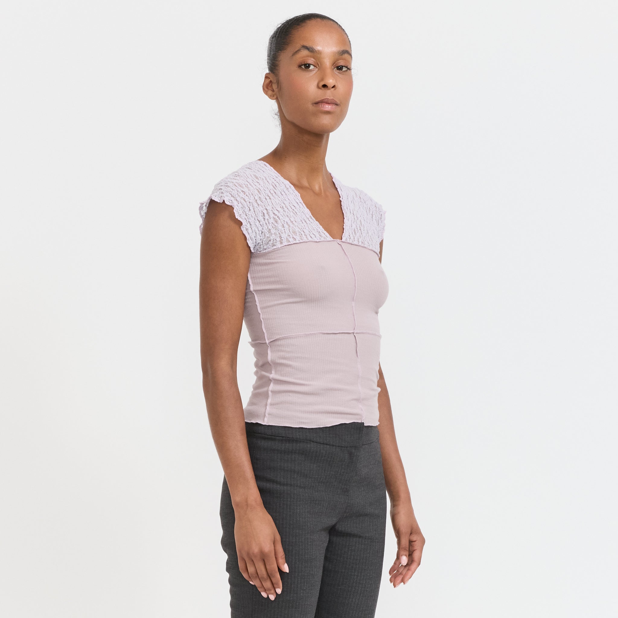 Nehru Tank Cylin/Verbe Purple