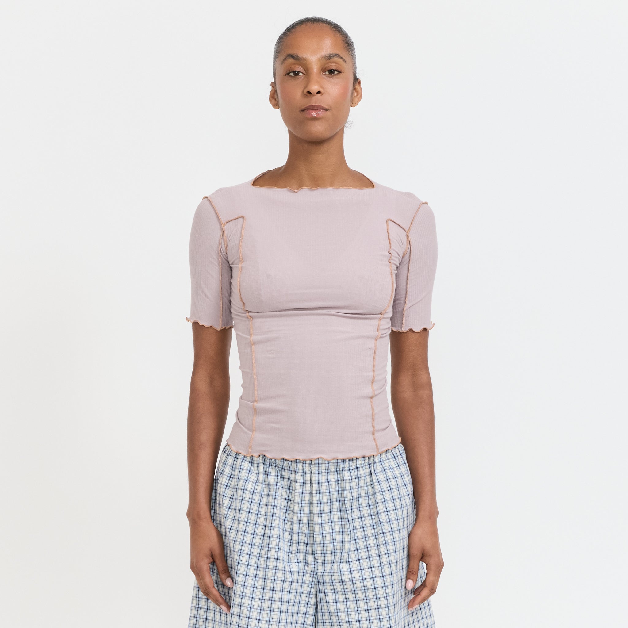 Omato 3/4 Tee Verbe Purple