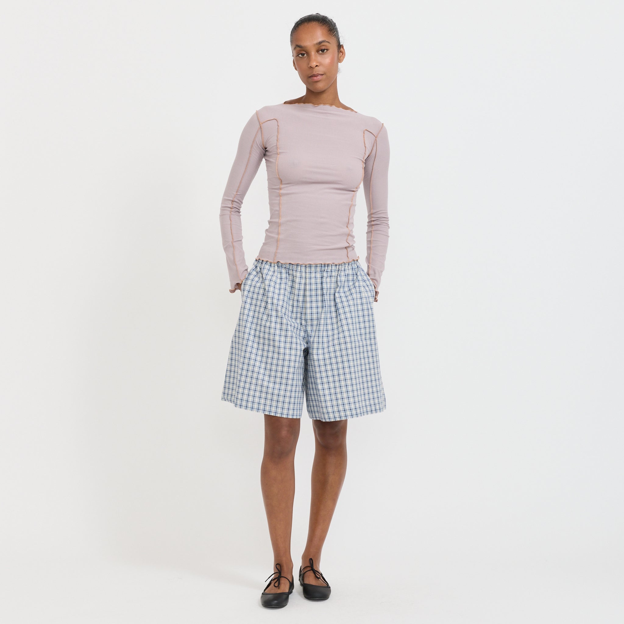 Omato Long Sleeve Tee Verbe Purple/Aural