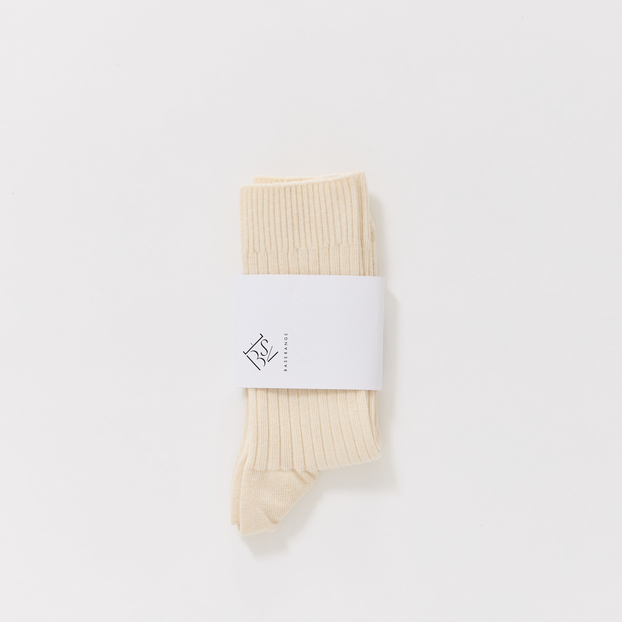 Rib Overankle Socks Undyed