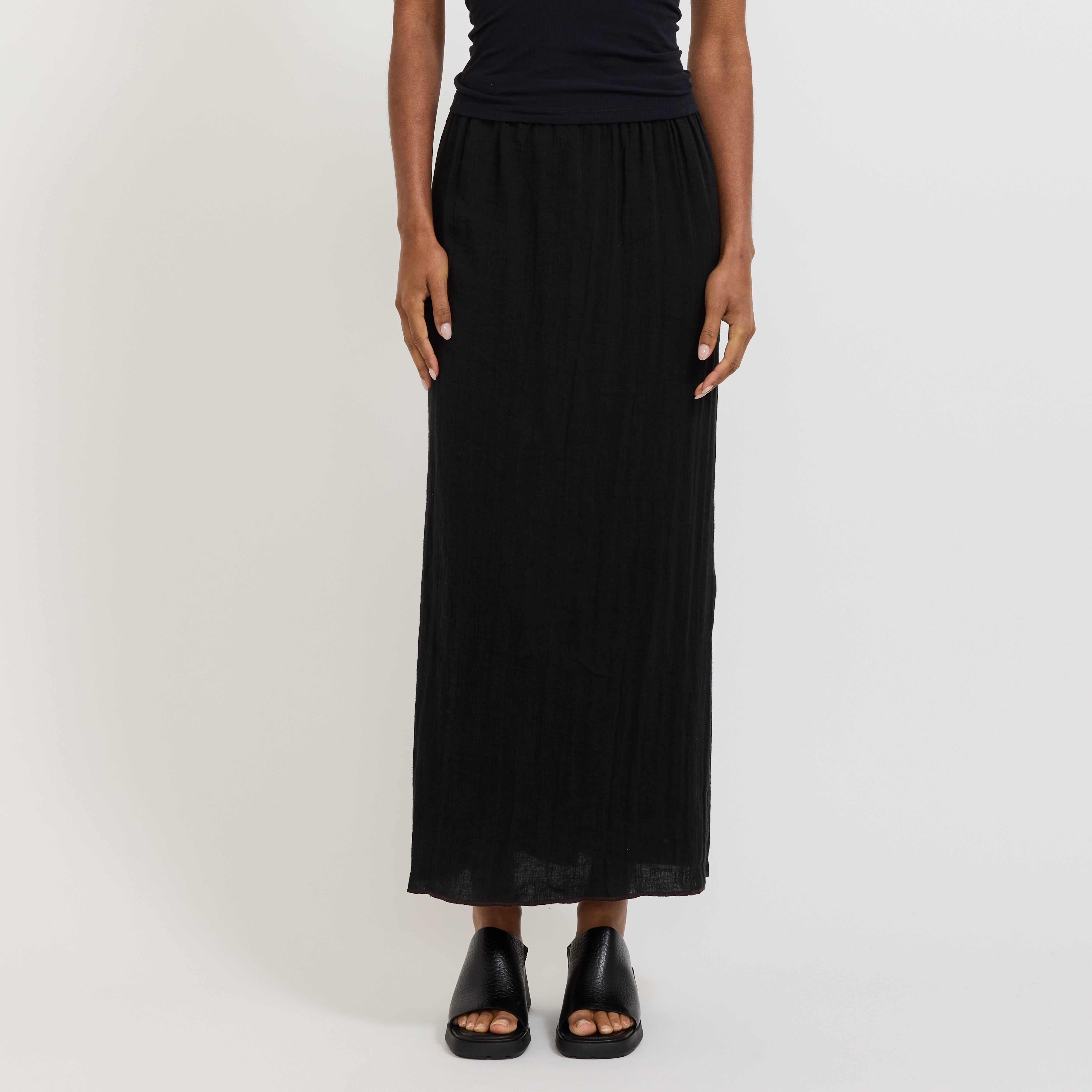 Baserange | Shok Skirt Black/Brown | Maplestore