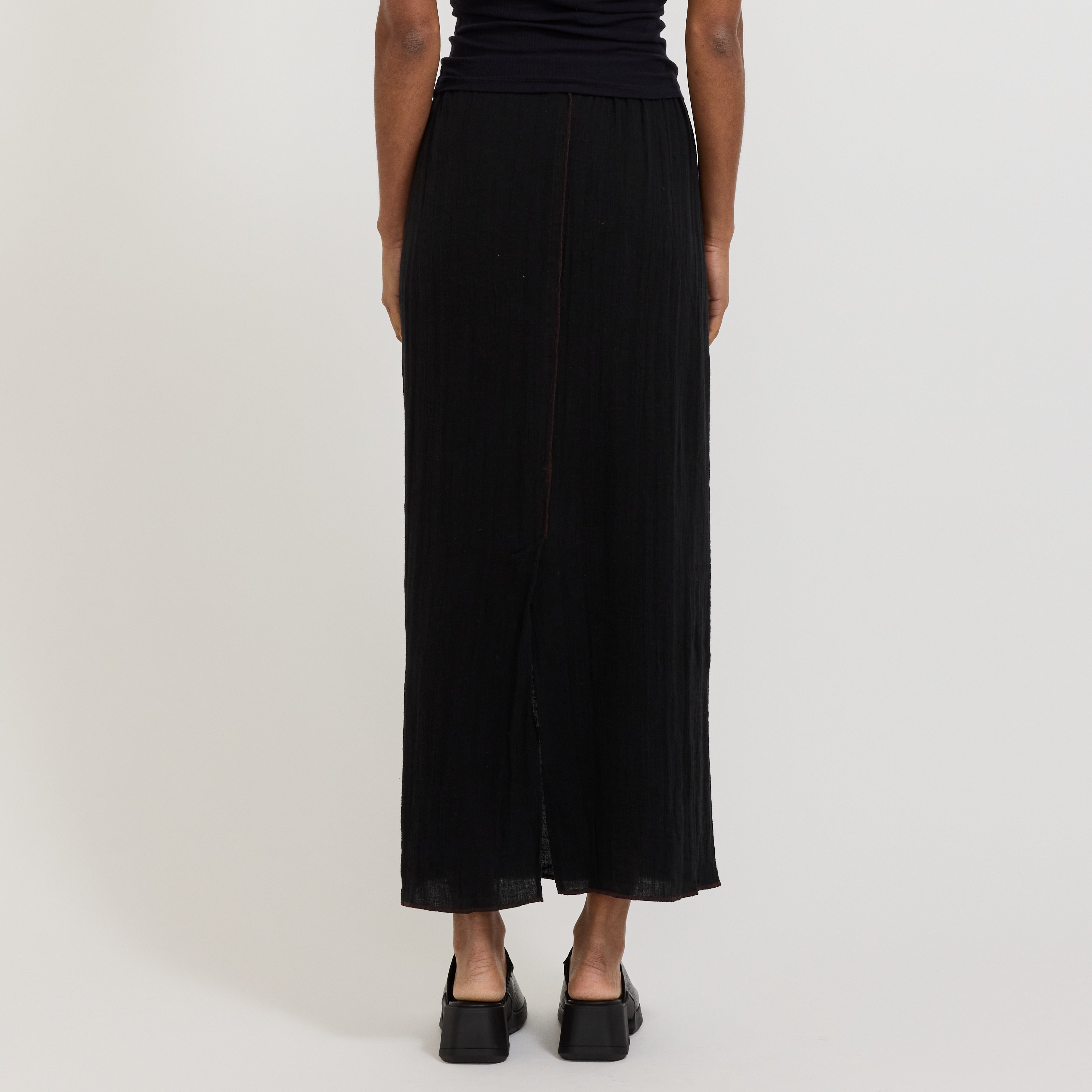 Baserange | Shok Skirt Black/Brown | Maplestore