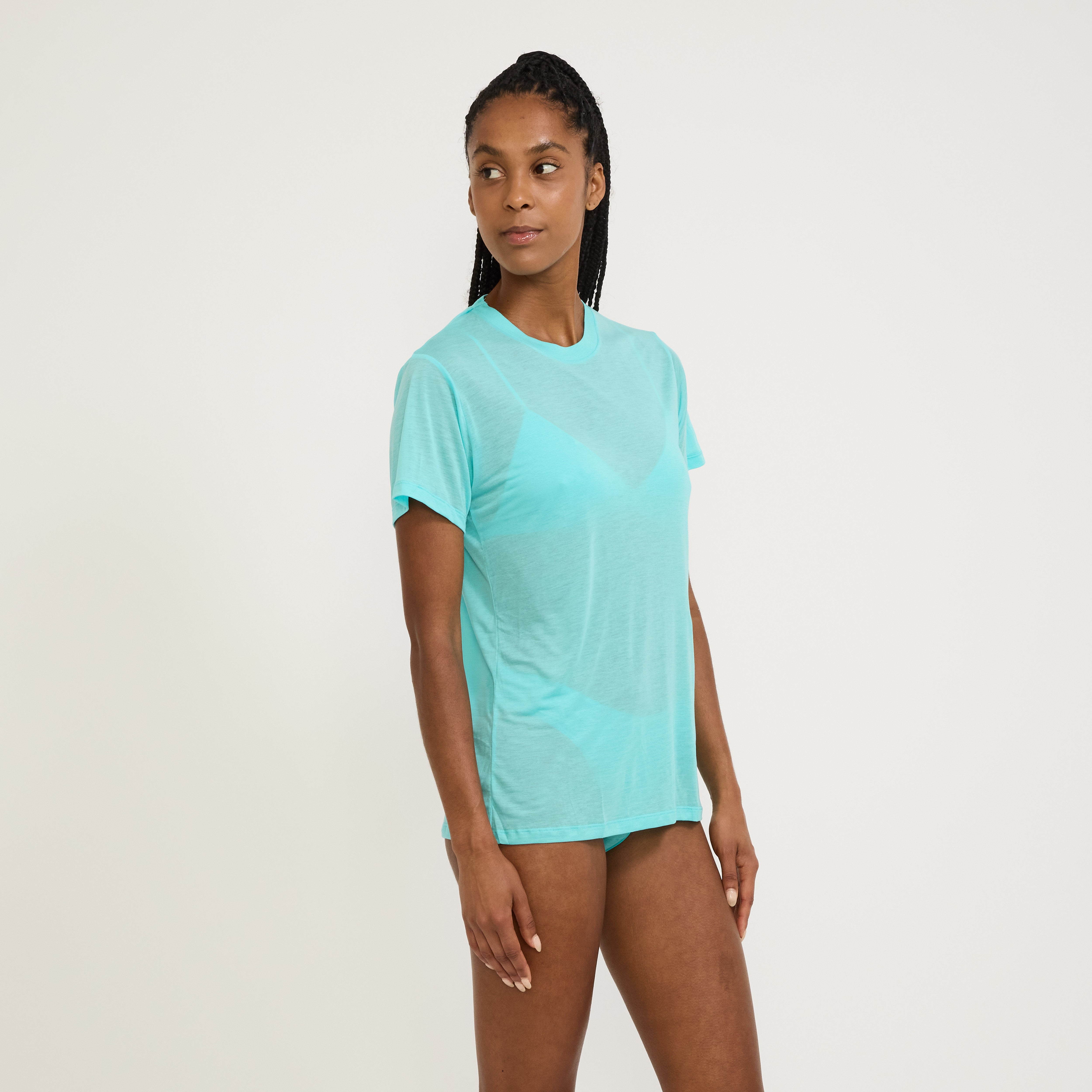 Baserange | Tee Shirt Bamboo/Lyocell Charles turquoise | Maplestore