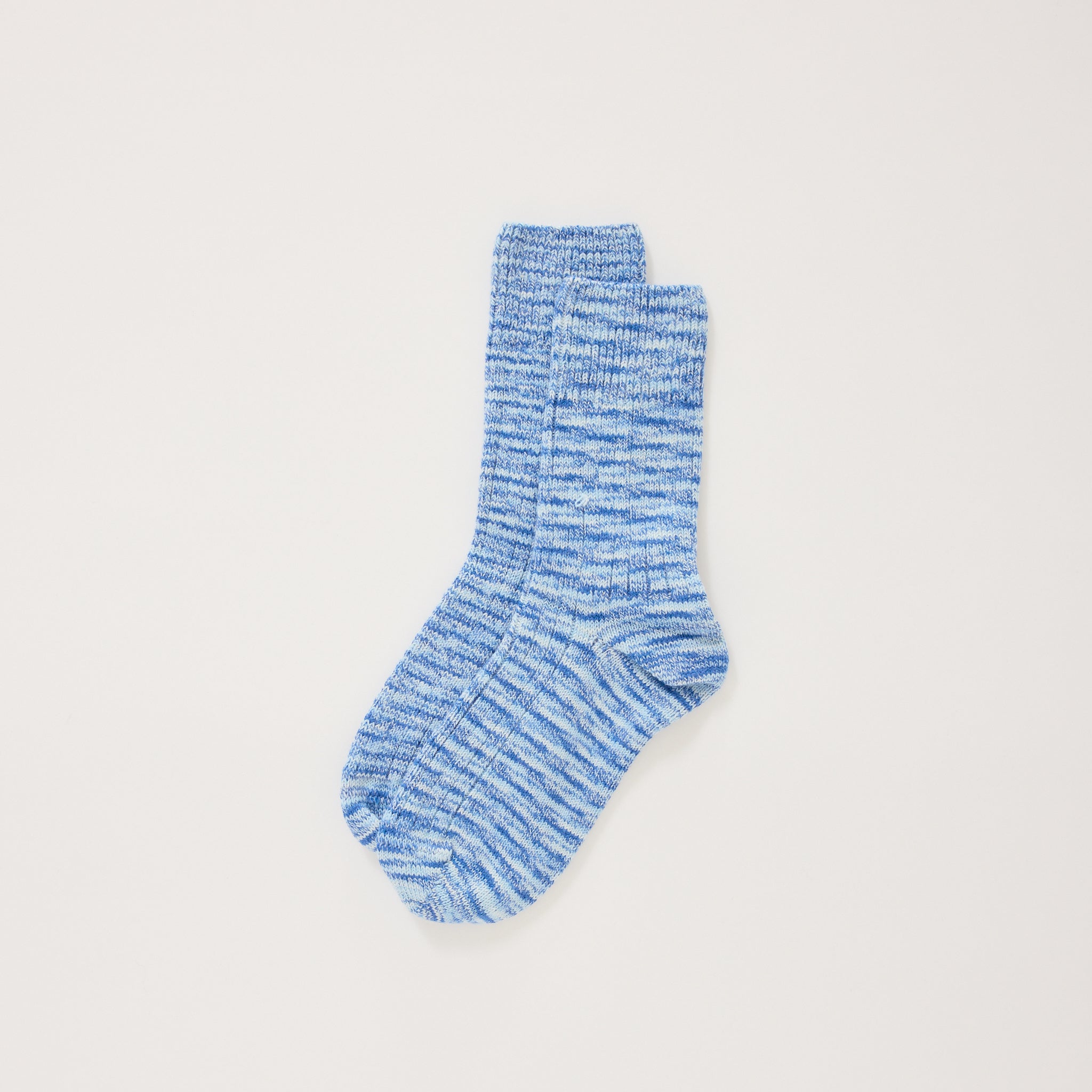 Twist Overankle Socks Blue Melange