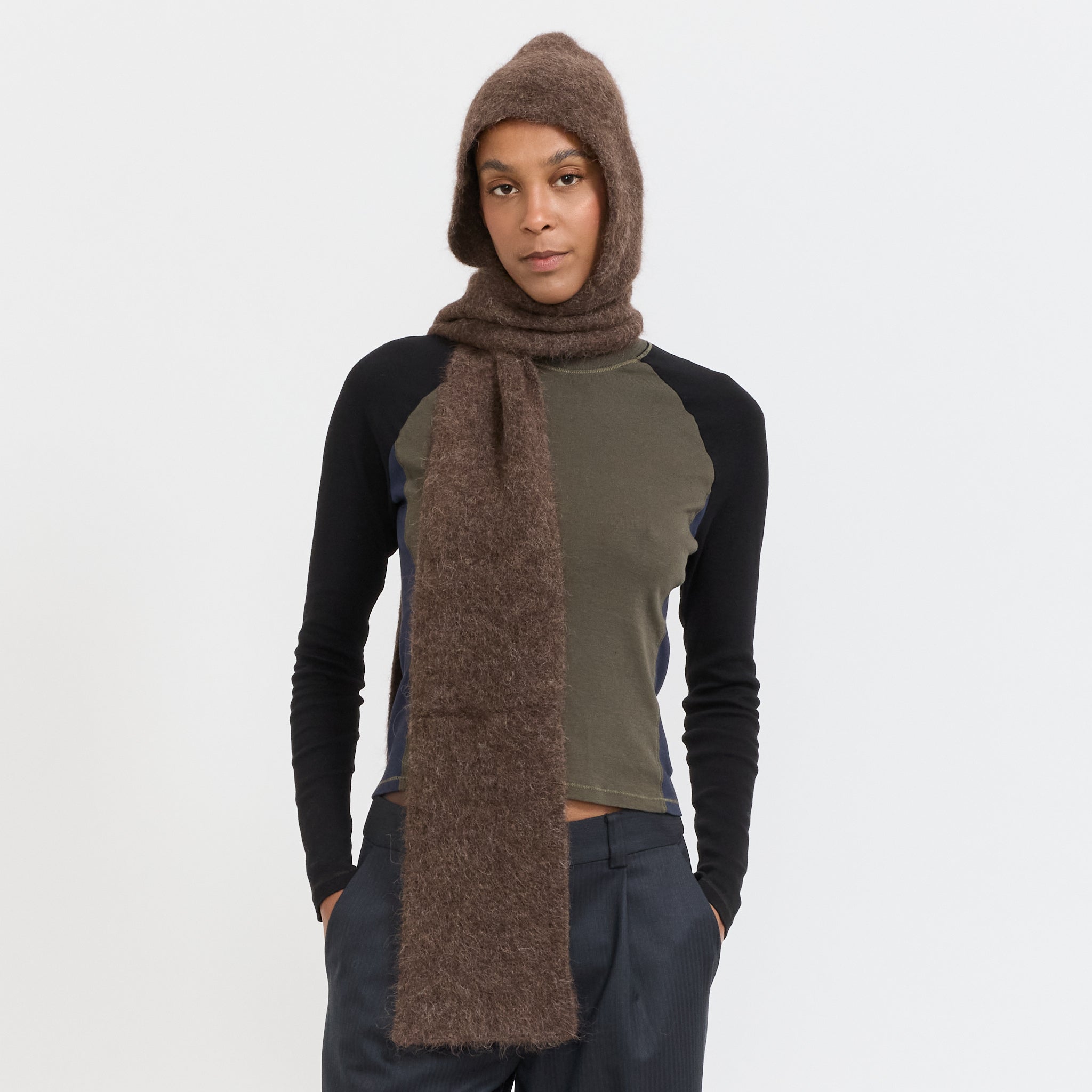 Balaclava Knit Brown