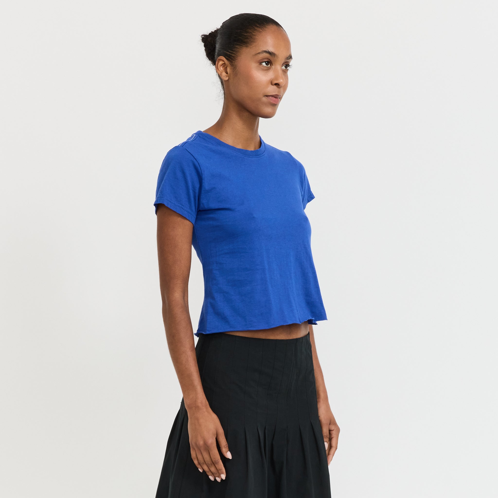 Raw Edge Baby T-Shirt Cobalt