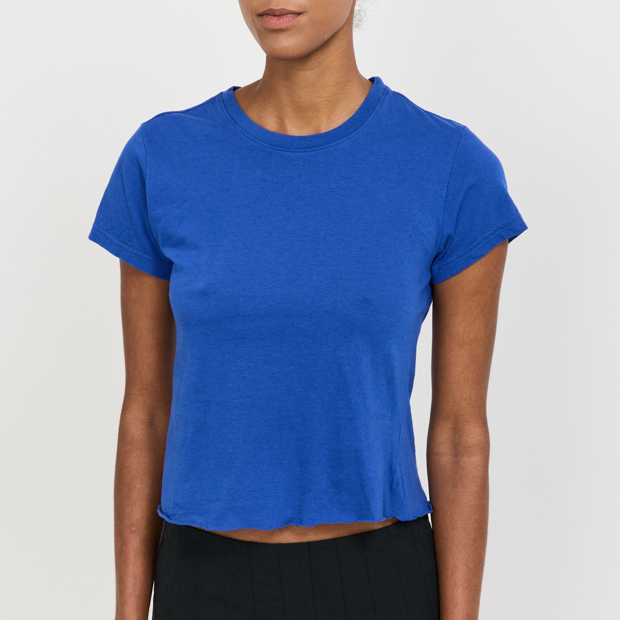 Raw Edge Baby T-Shirt Cobalt